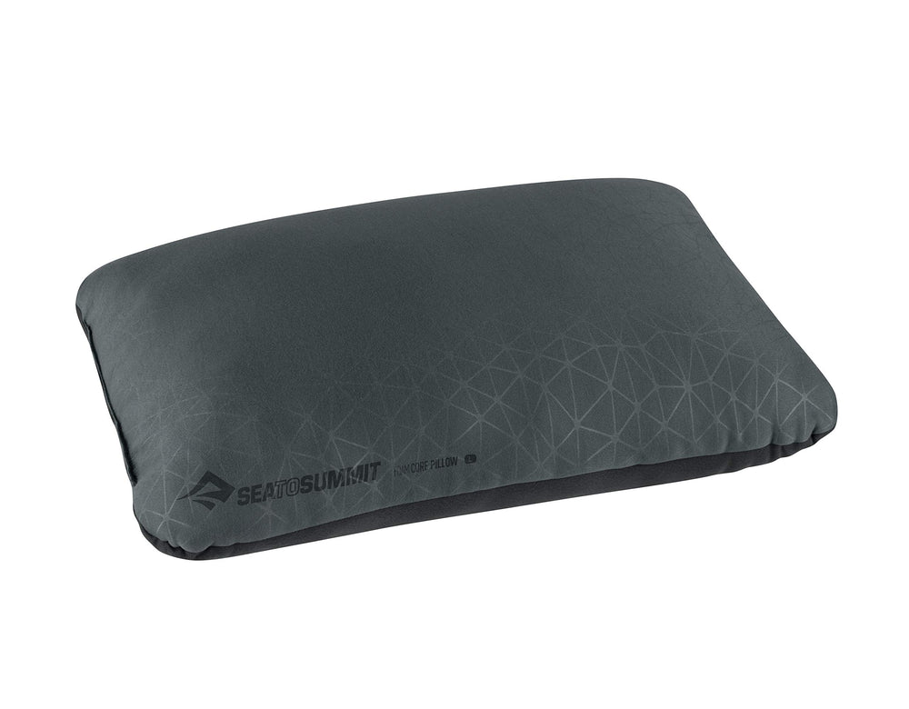 Sea to Summit FoamCore Pillow compact pack for backpacking comfort