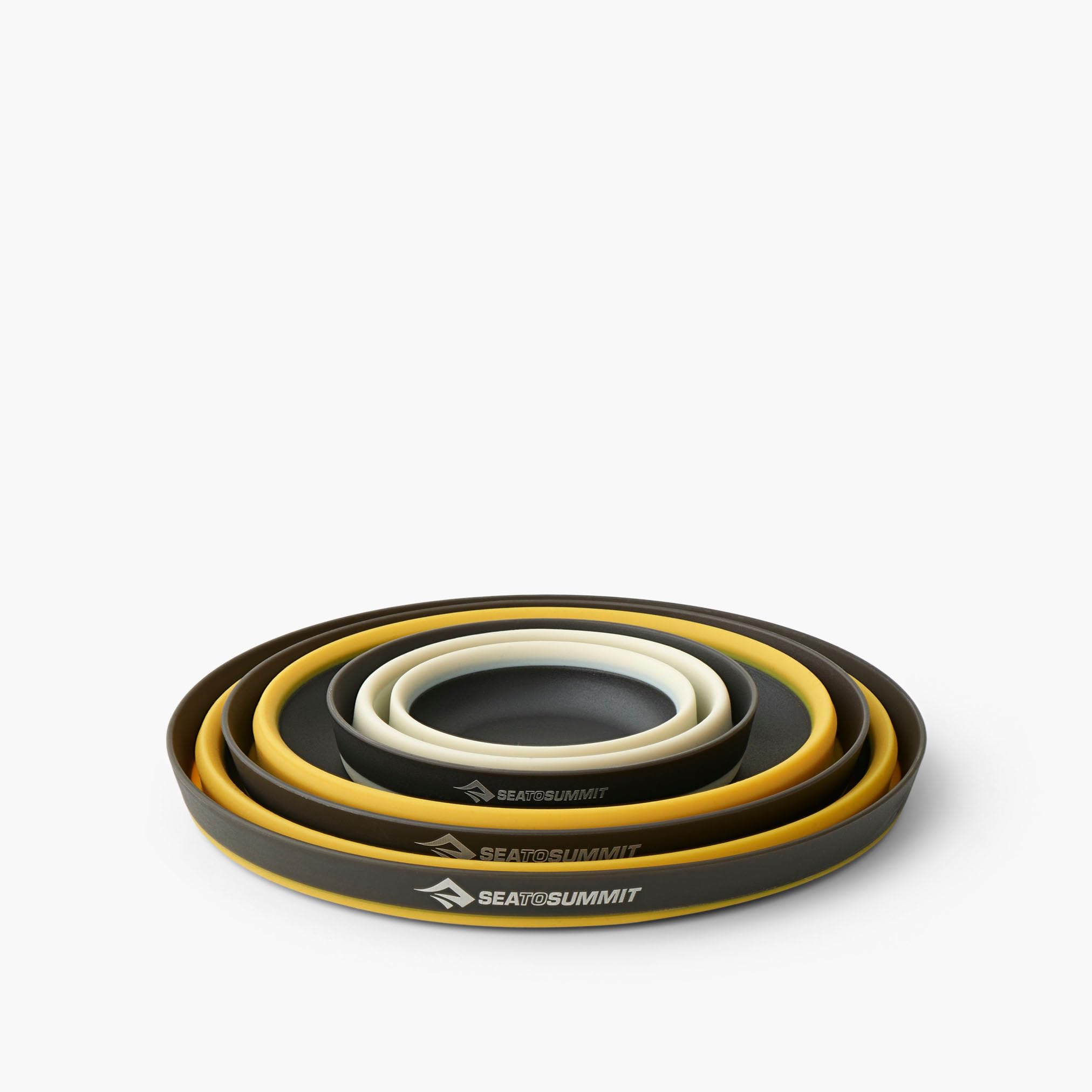 Sea to Summit Frontier cup with nylon rings highlights heat-shielded grip.