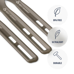 Sea to Summit Frontier fork designed for ergonomic handling on adventures