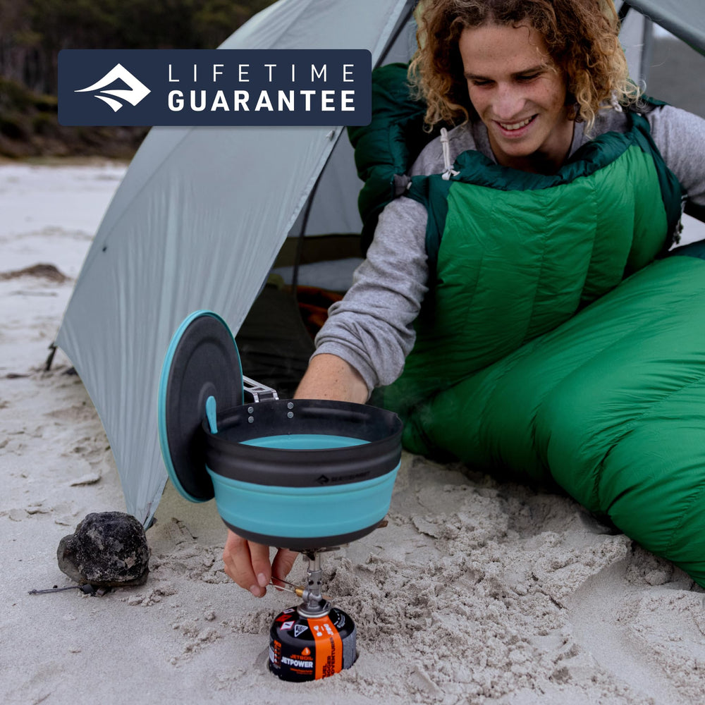 Sea to Summit Frontier lifetime guarantee symbol and branding