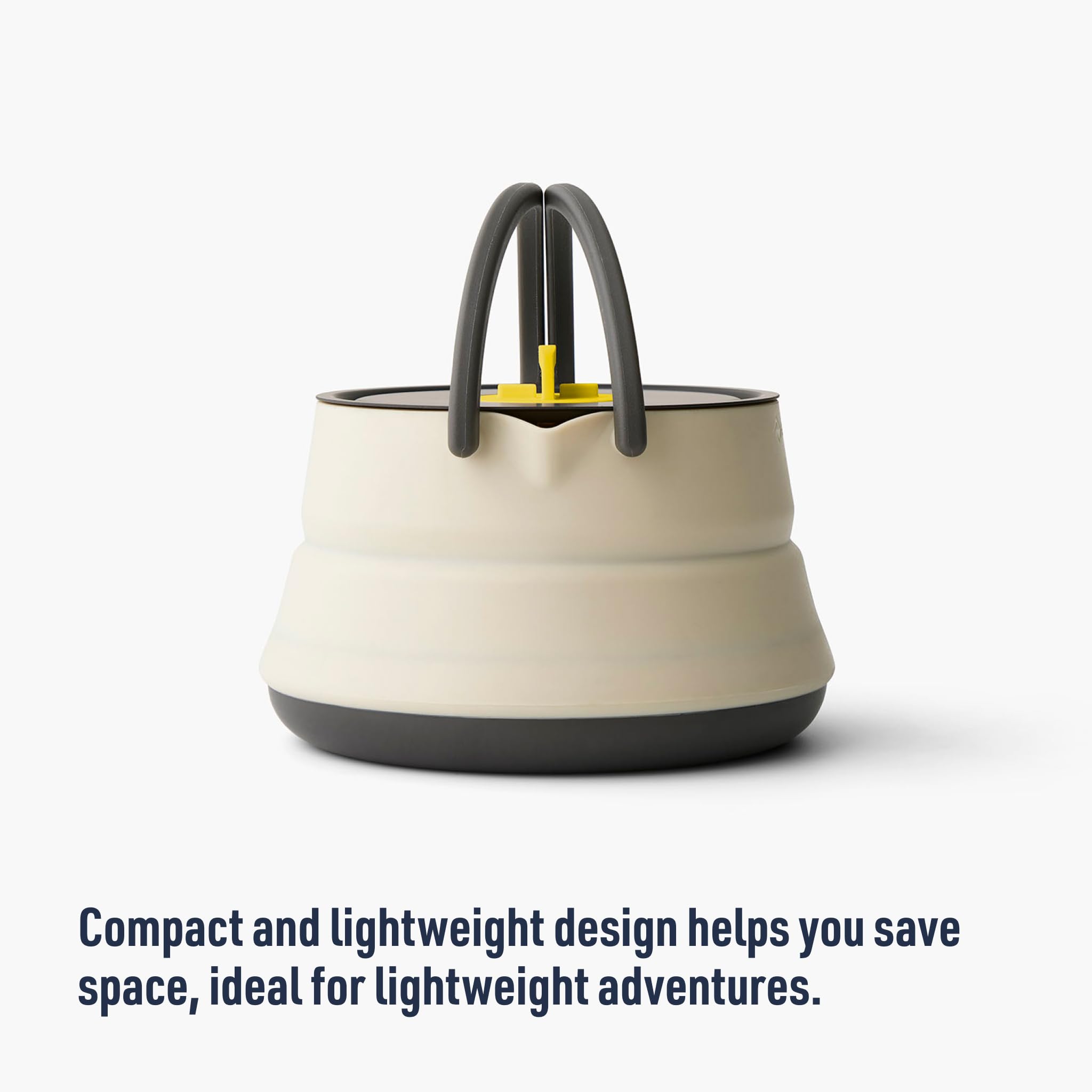 Sea to Summit Frontier kettle glass-reinforced nylon handles stay cool.