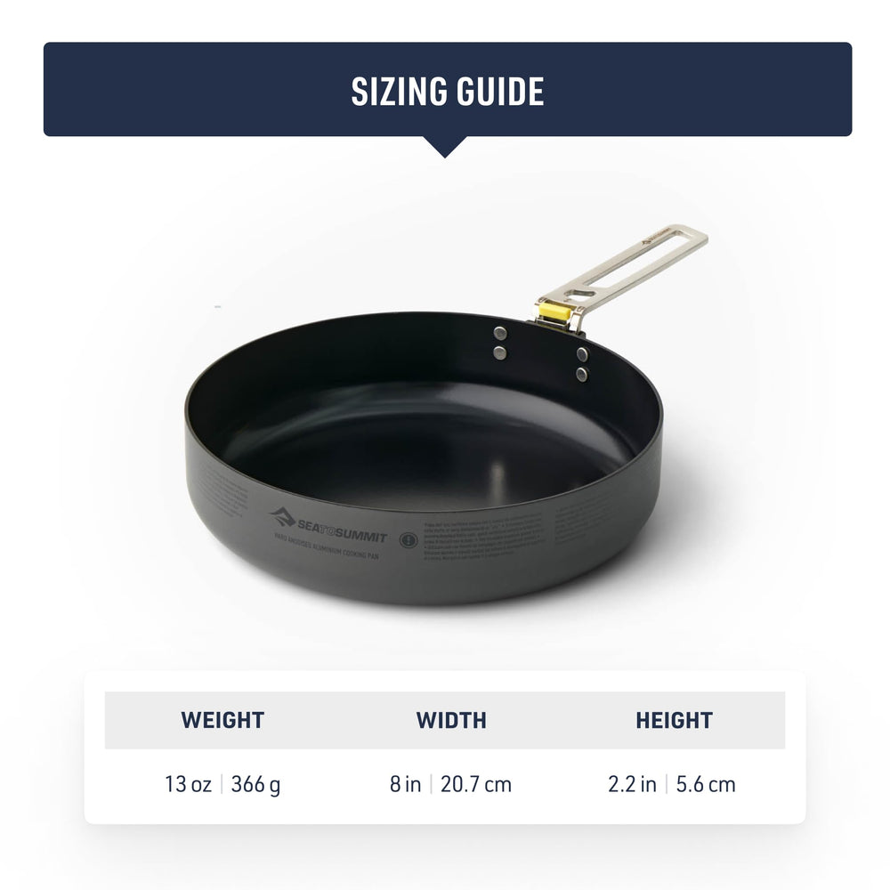 Sea to Summit Frontier 8in pan ceramic non-stick—easy cleanup in camp