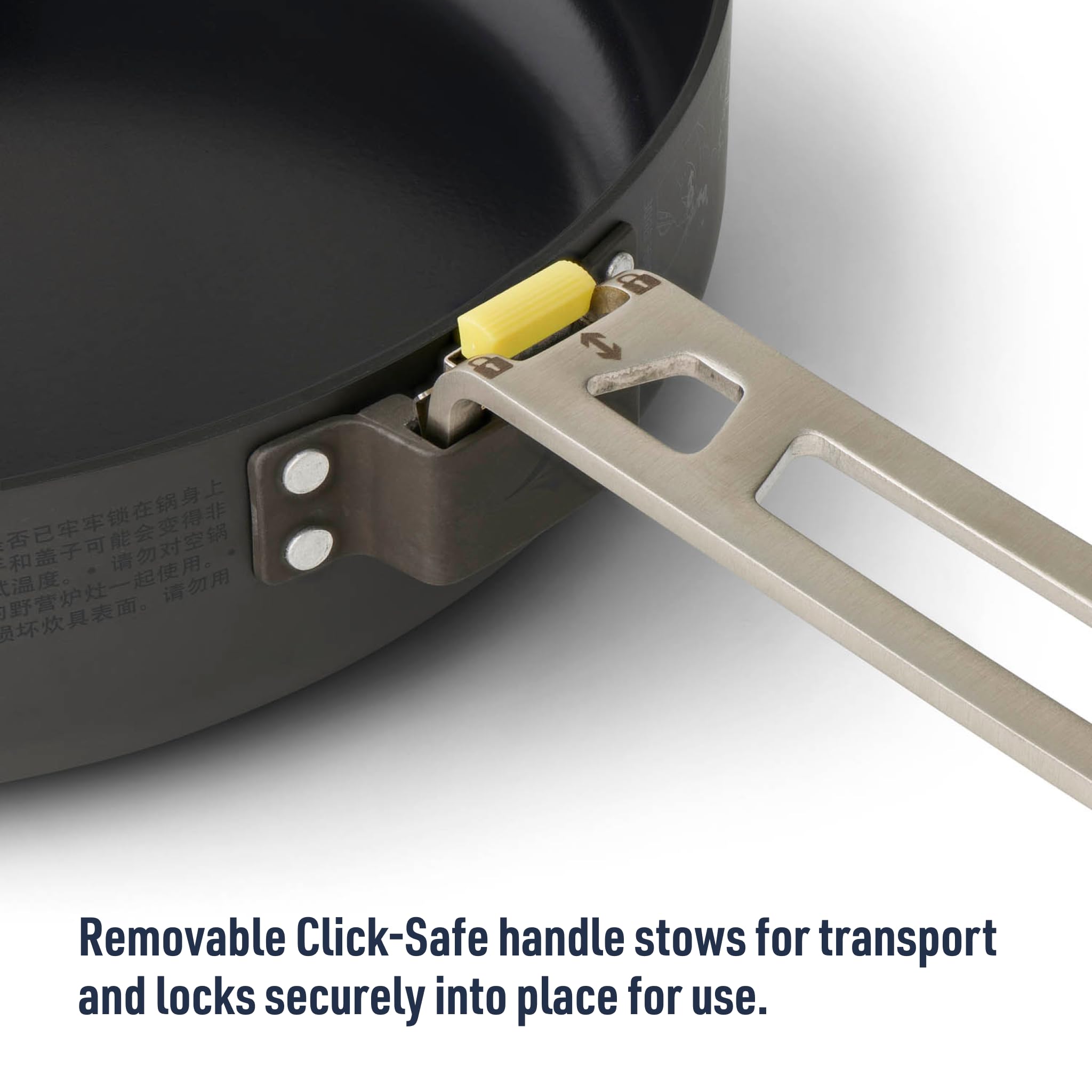 Sea to Summit Frontier 8in pan flipping food—large radius for easy turning