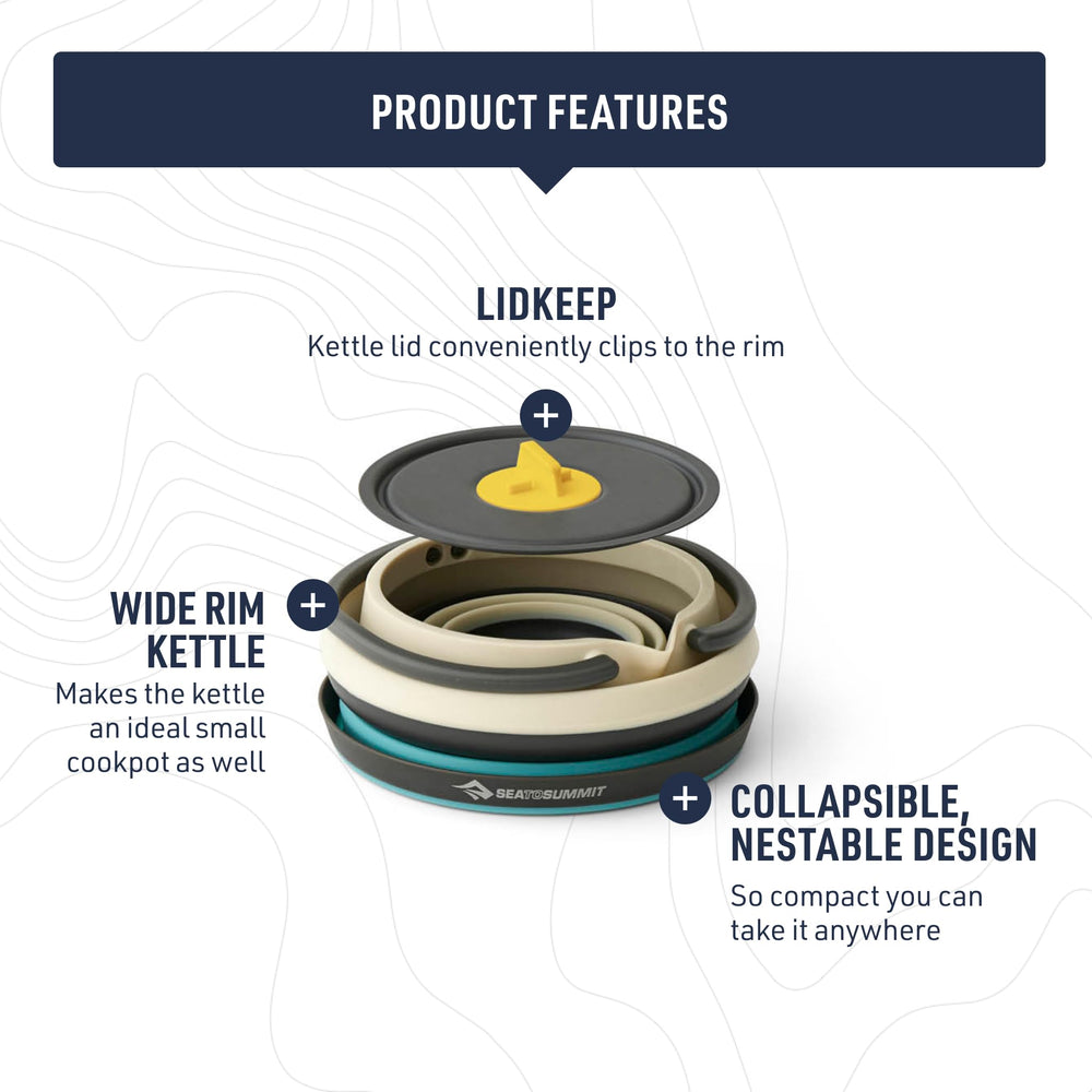 Sea to Summit Frontier ultralight cup collapsible for solo hot drinks outdoors.