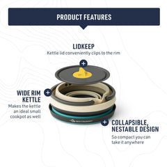 Sea to Summit Frontier ultralight cup collapsible for solo hot drinks outdoors.