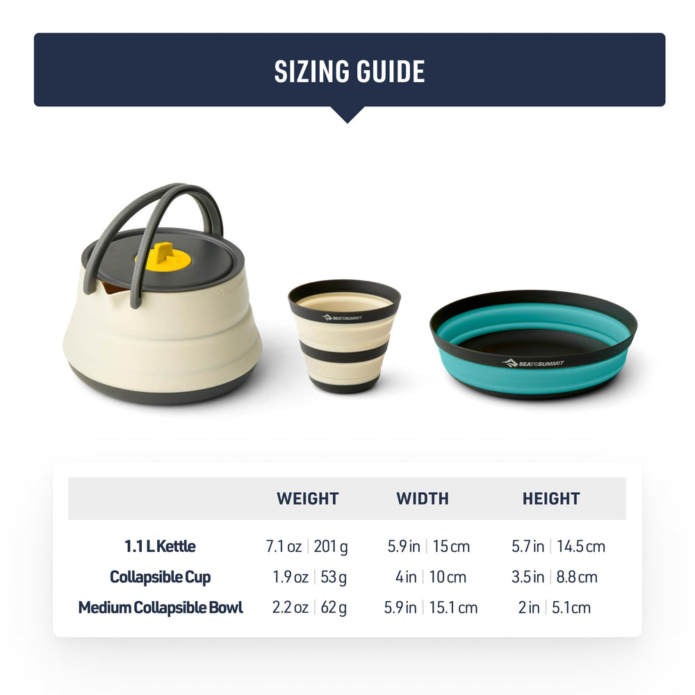 Sea to Summit Frontier ultralight hard-anodized base ensures even heat.