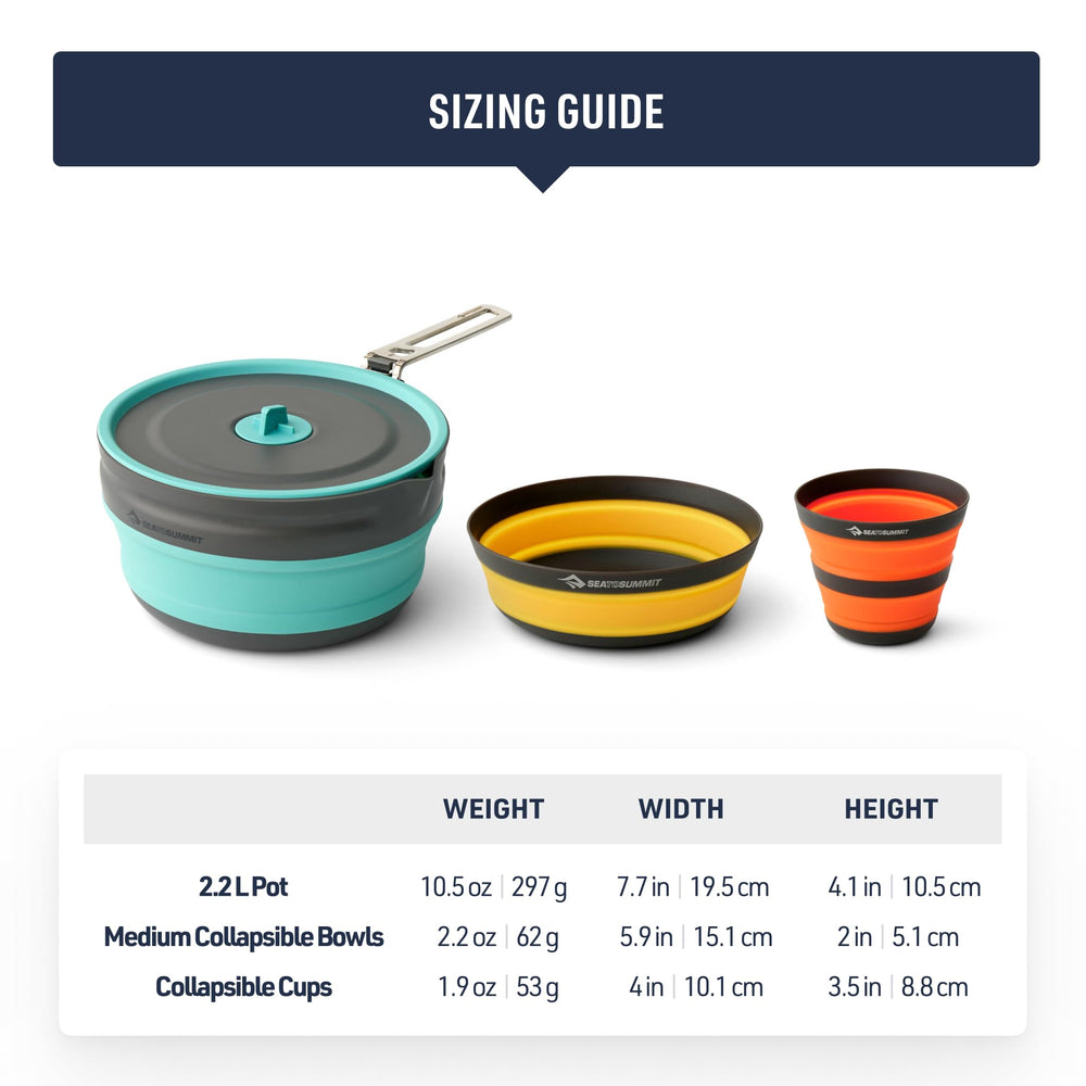 Hard anodized lid grip on Sea to Summit Frontier Ultralight for easy lifting.