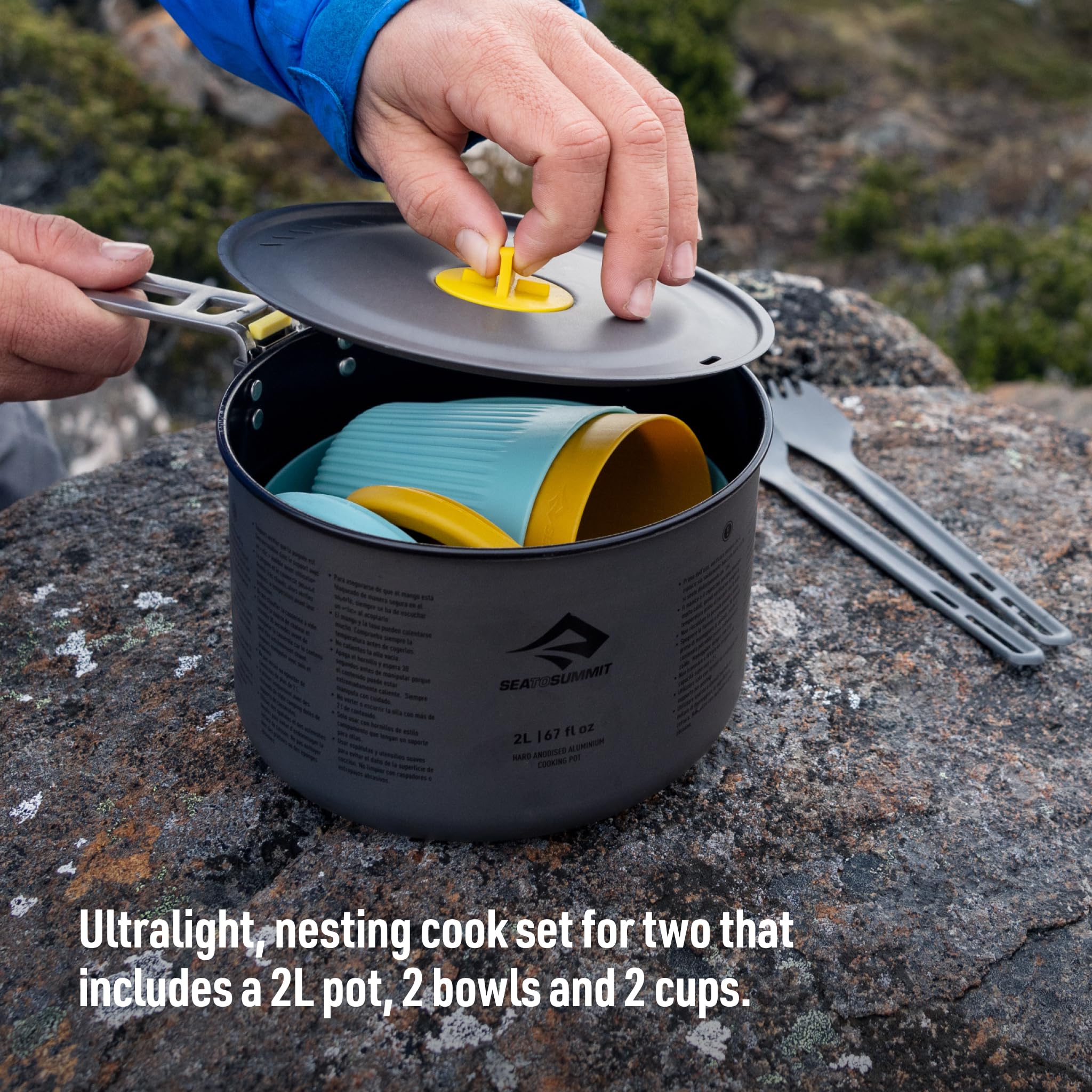 Sea to Summit Frontier Ultralight Passage bowls with Cool-Grip sides