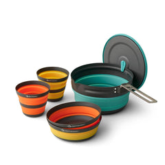 Sea to Summit Frontier Ultralight collapsible pot ready for two servings.