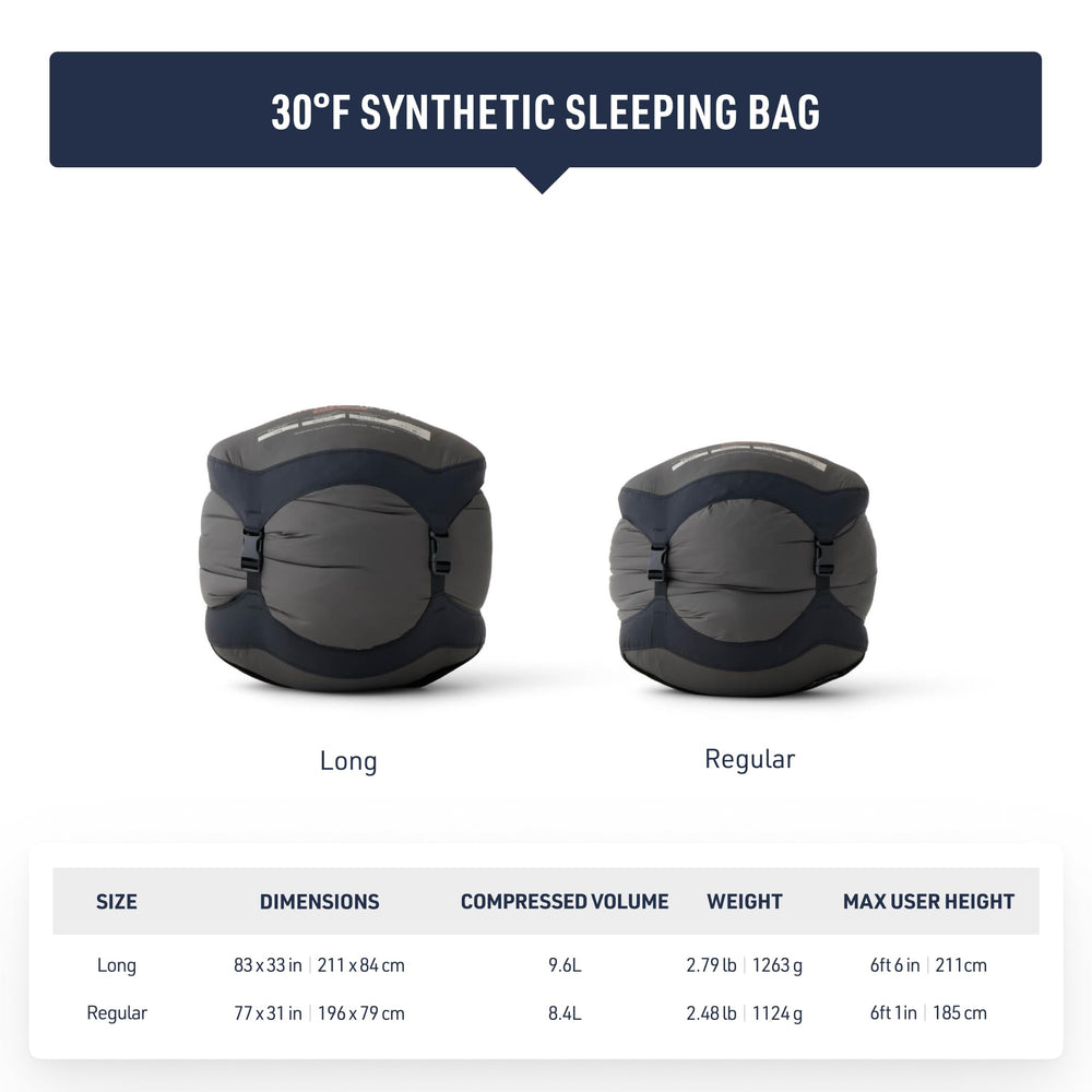 Sea to Summit Hamelin shoulder snaps support camp warmth and mobility.