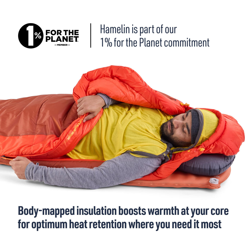 Sea to Summit Hamelin ventilation quilt mode demonstrates full-length zipper versatility.