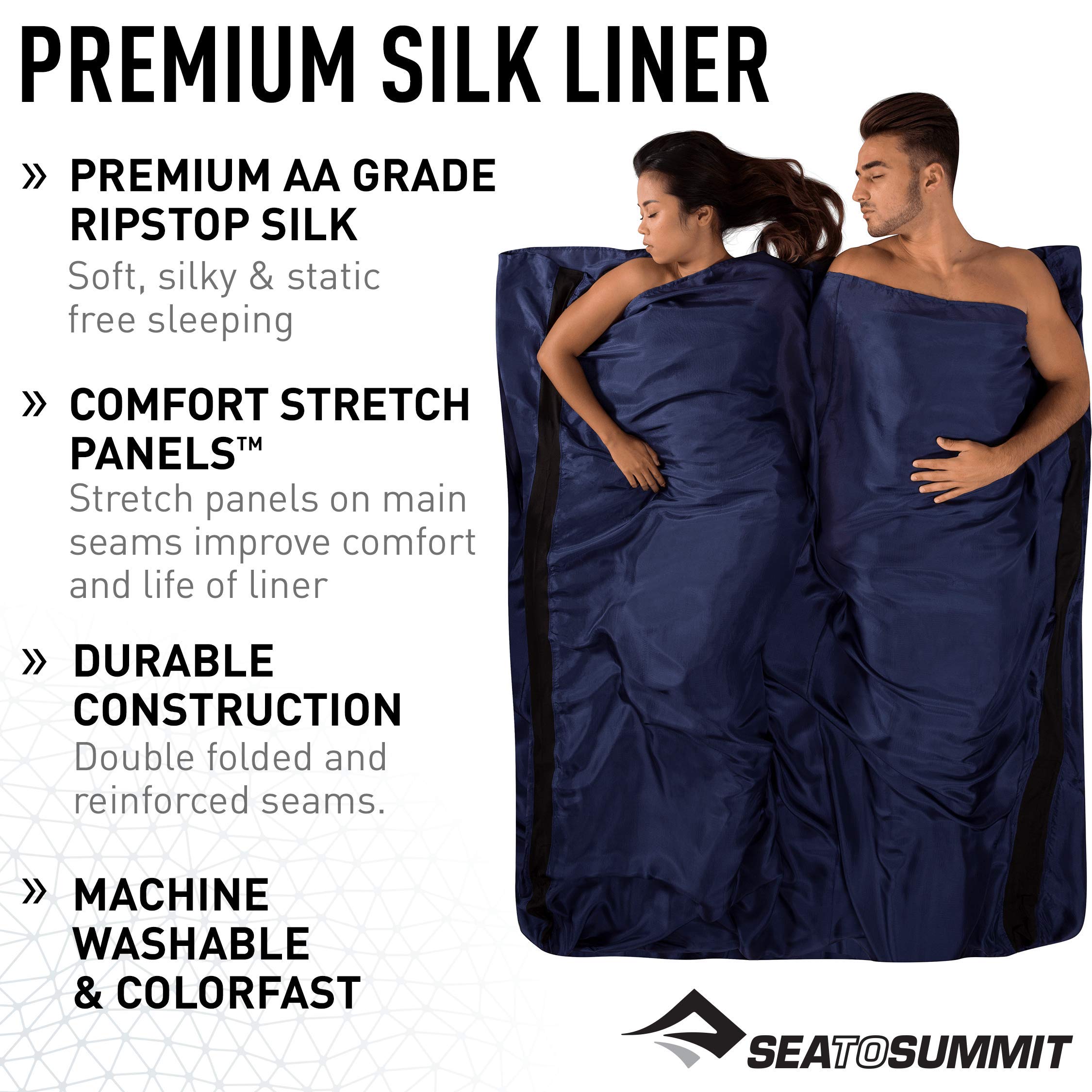 Sea to Summit silk liner enhances hygiene in hotels and hostels