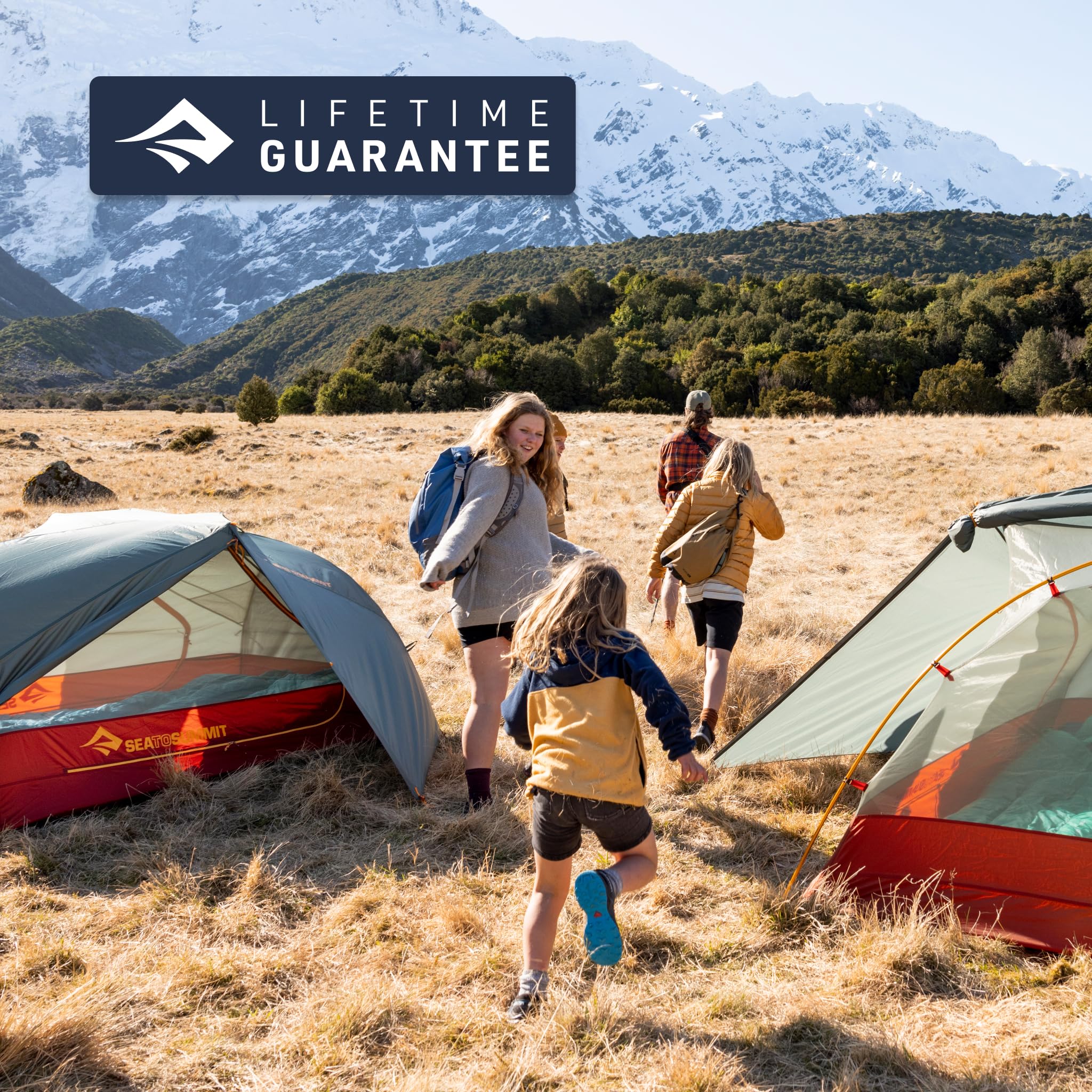 Sea to Summit Ikos Bigfoot Footprint fly-only setup enables quick shelter.