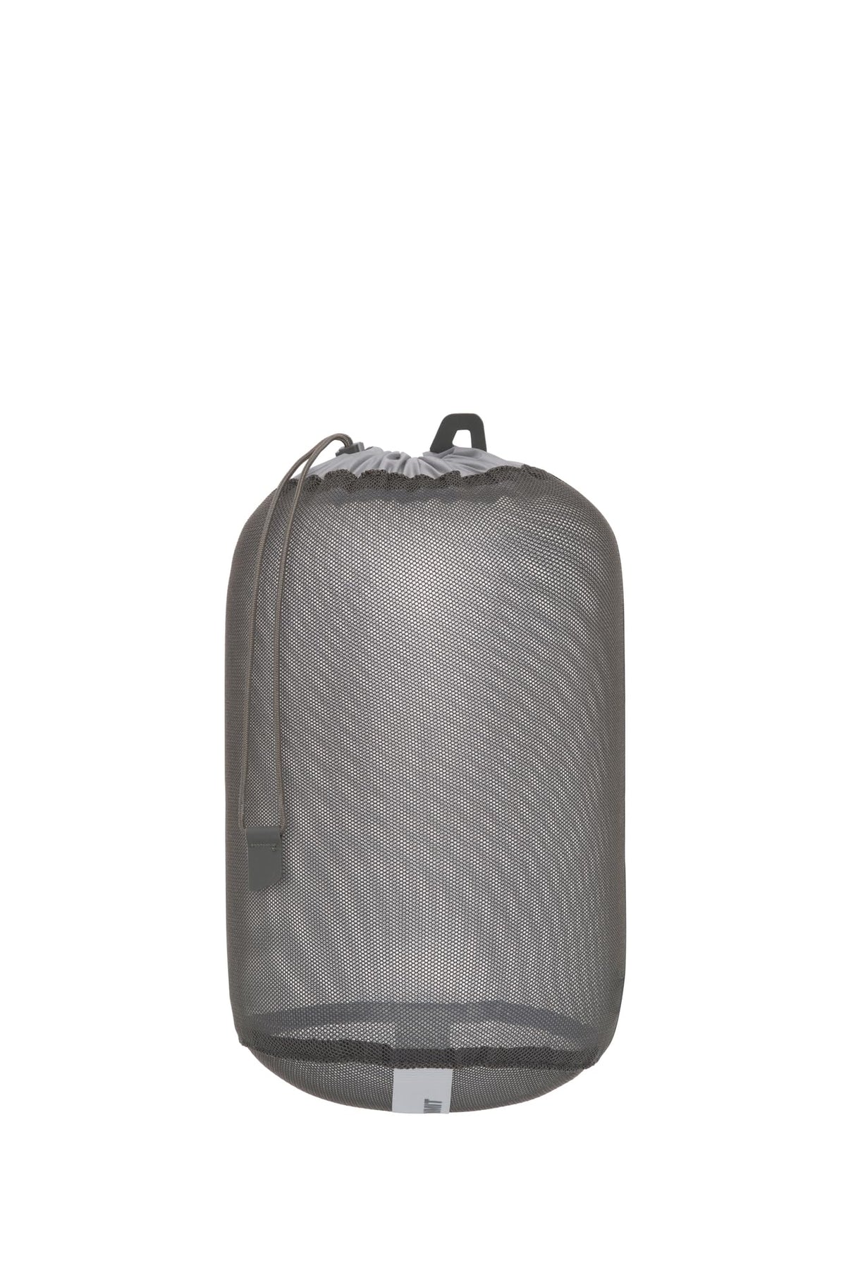 Sea to Summit lightweight mesh stuff sack 5L in use, open view for quick gear visibility