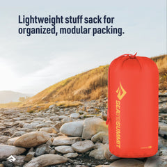 Sea to Summit 30L interior light shows contents quickly during travel
