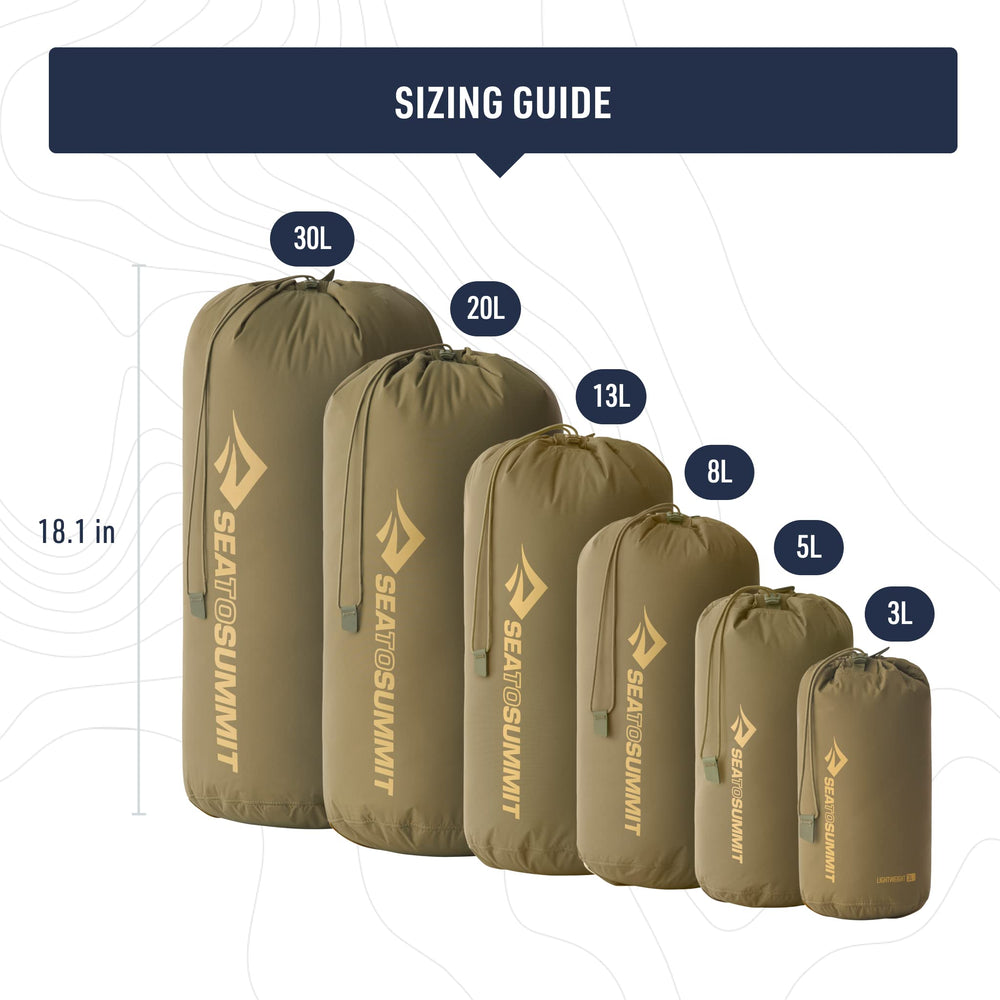 Sea to Summit 30L size is ideal for grouping and organizing gear