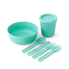 Sea to Summit Passage 1-person dinnerware set – full kit display for solo meals on trail