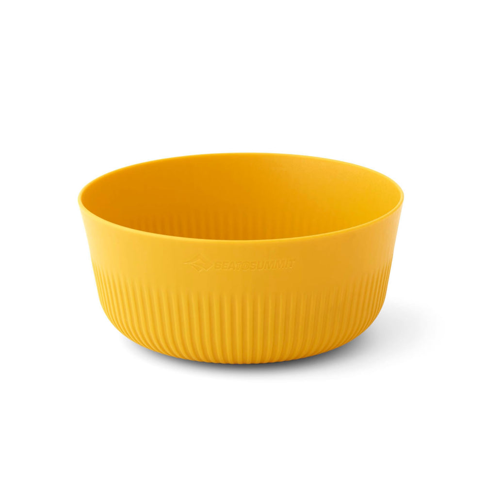 Sea to Summit Passage Bowl Small Arrowwood Yellow front view for compact camping meals