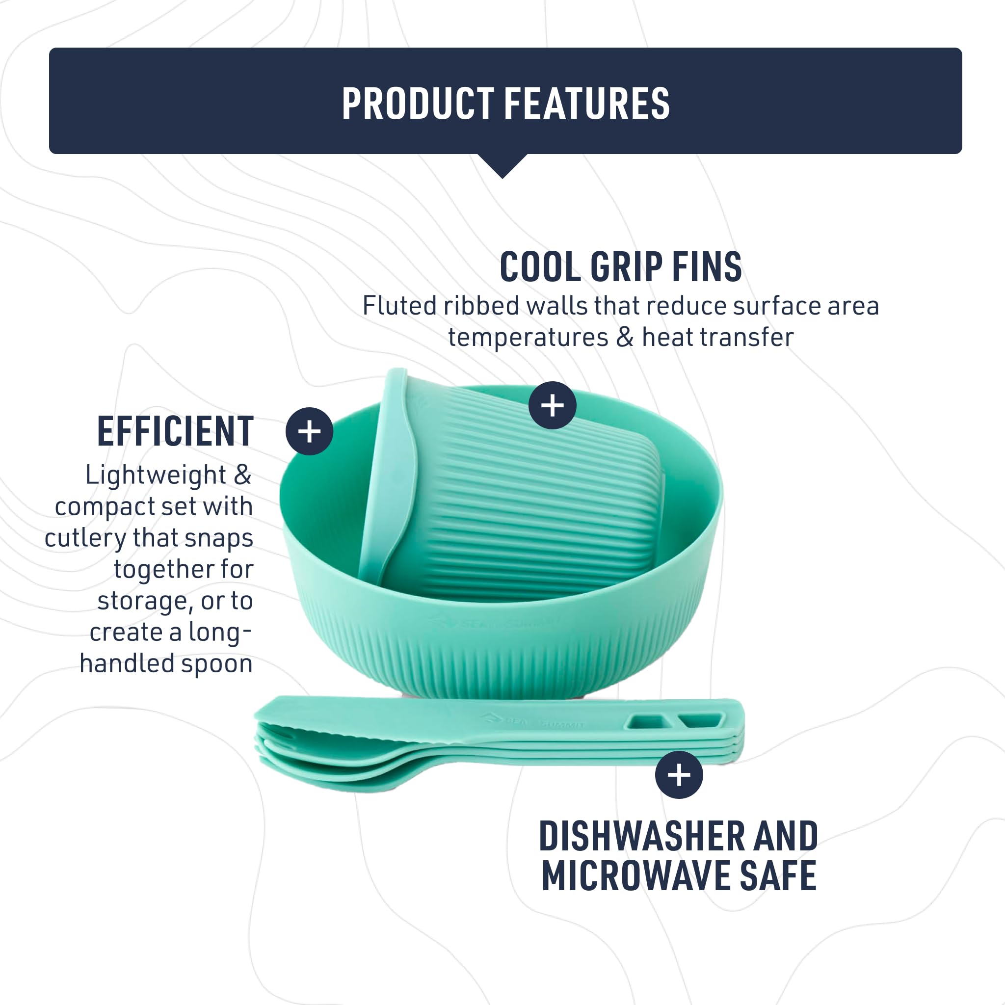 Sea to Summit Passage cup with lid – secure seal and easy stacking for packing