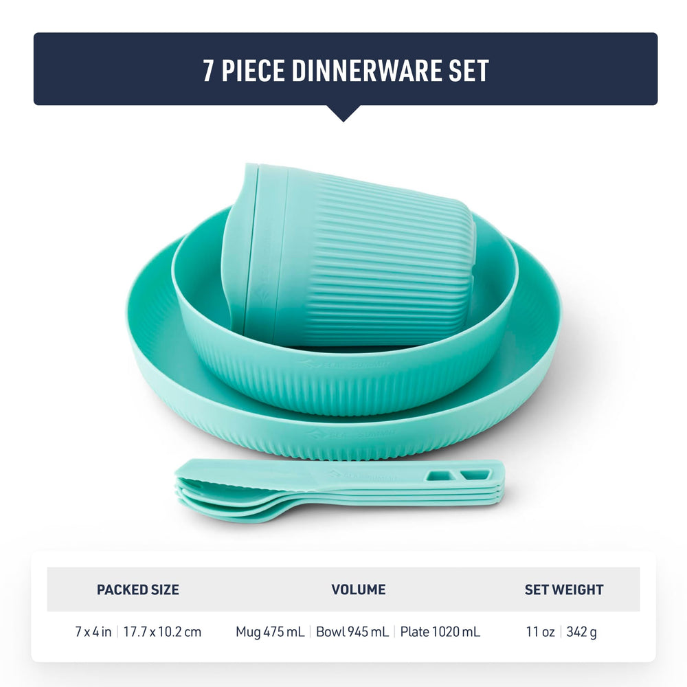Sea to Summit Passage spork in spicy orange, versatile utensil for quick dining.