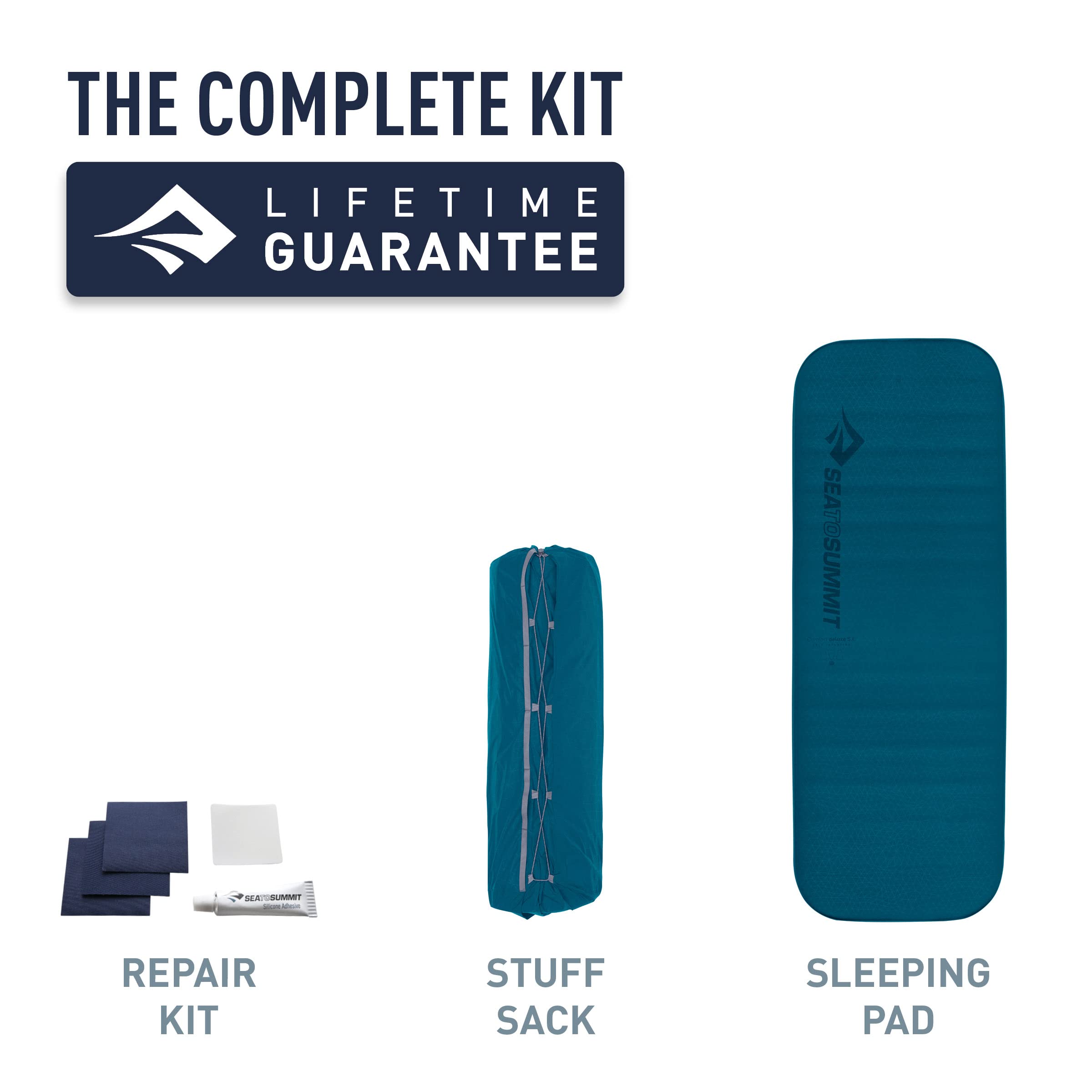Sea to Summit PillowLock patches secure a compatible pillow to the mat
