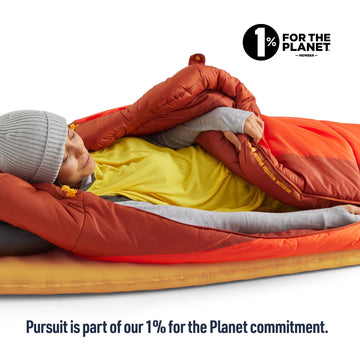 Sea to Summit Pursuit Plus bluesign-approved recycled fabric for responsible camping.