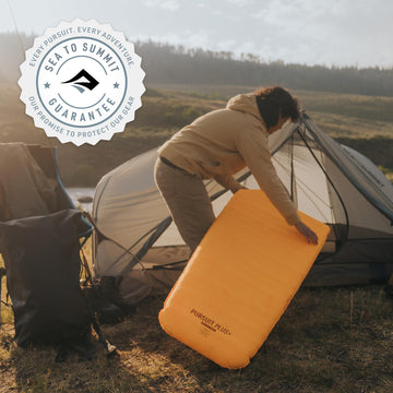 Sea to Summit Pursuit Plus large 78 x 25 mat ideal for spacious sleep outdoors.