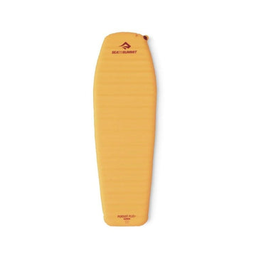 Sea to Summit Pursuit Plus sleeping mat front view for three-season warmth and compact packing.