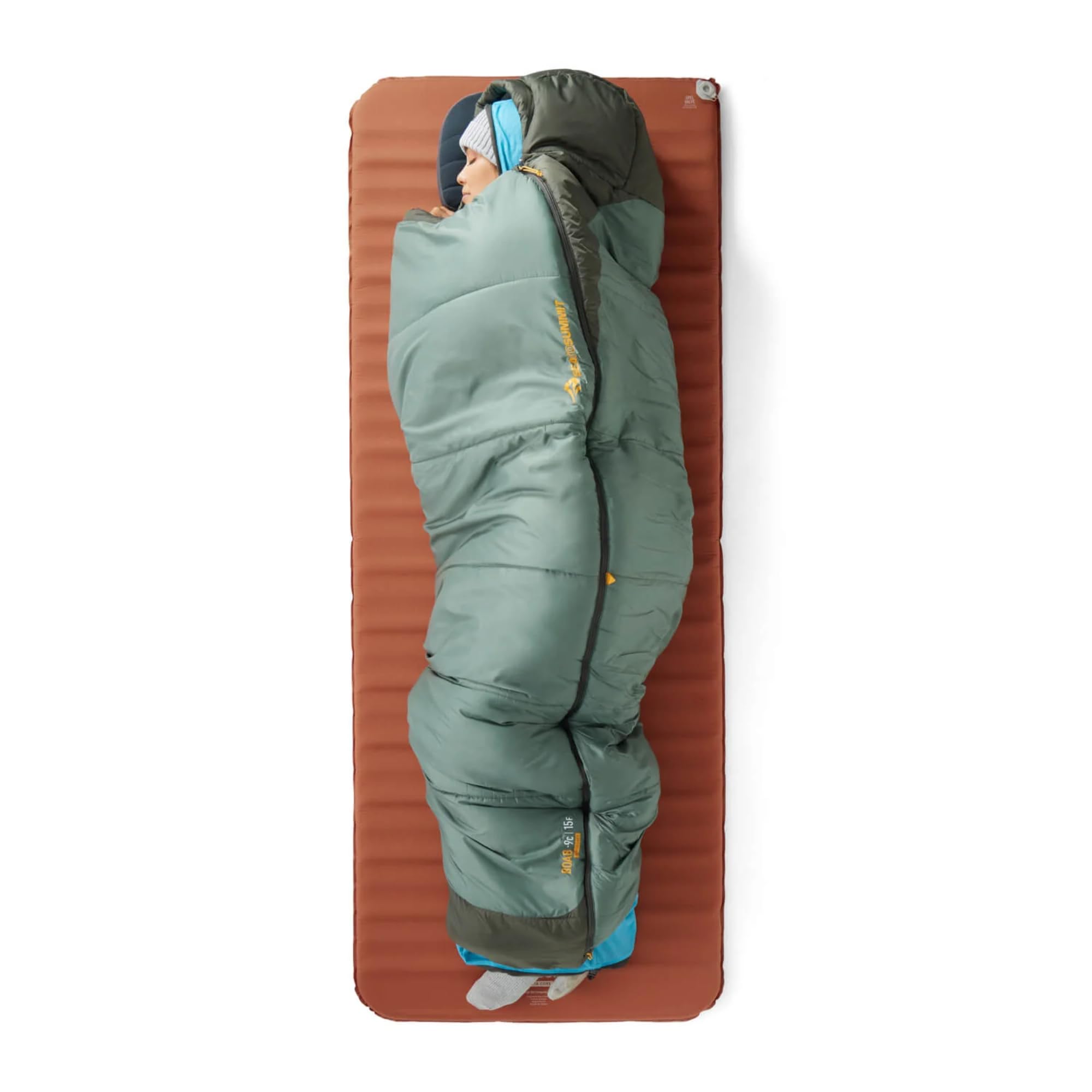 Sea to Summit Pursuit mat inflated and ready for three-season camping.