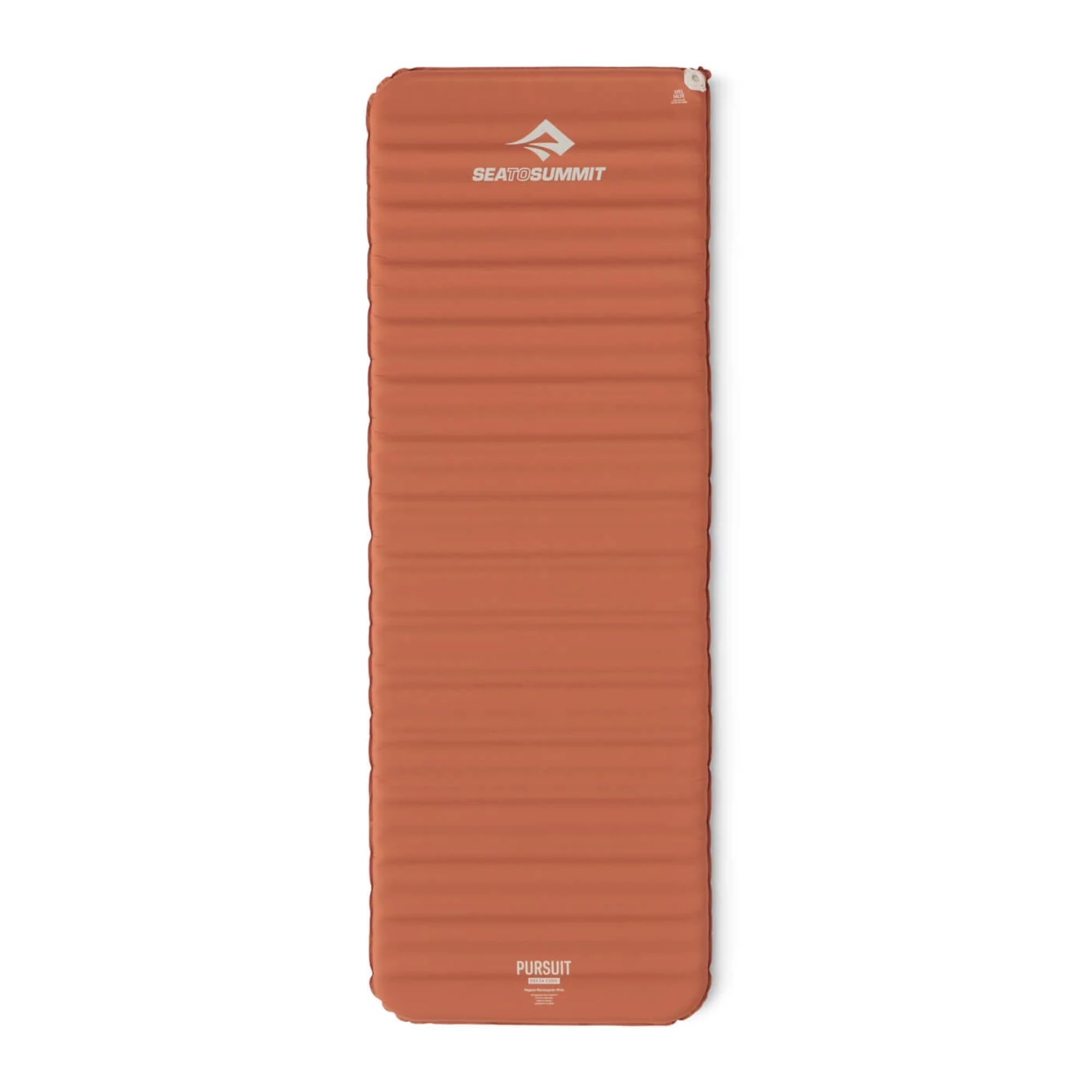 Sea to Summit Pursuit sleeping mat top view shows lightweight three-season comfort.
