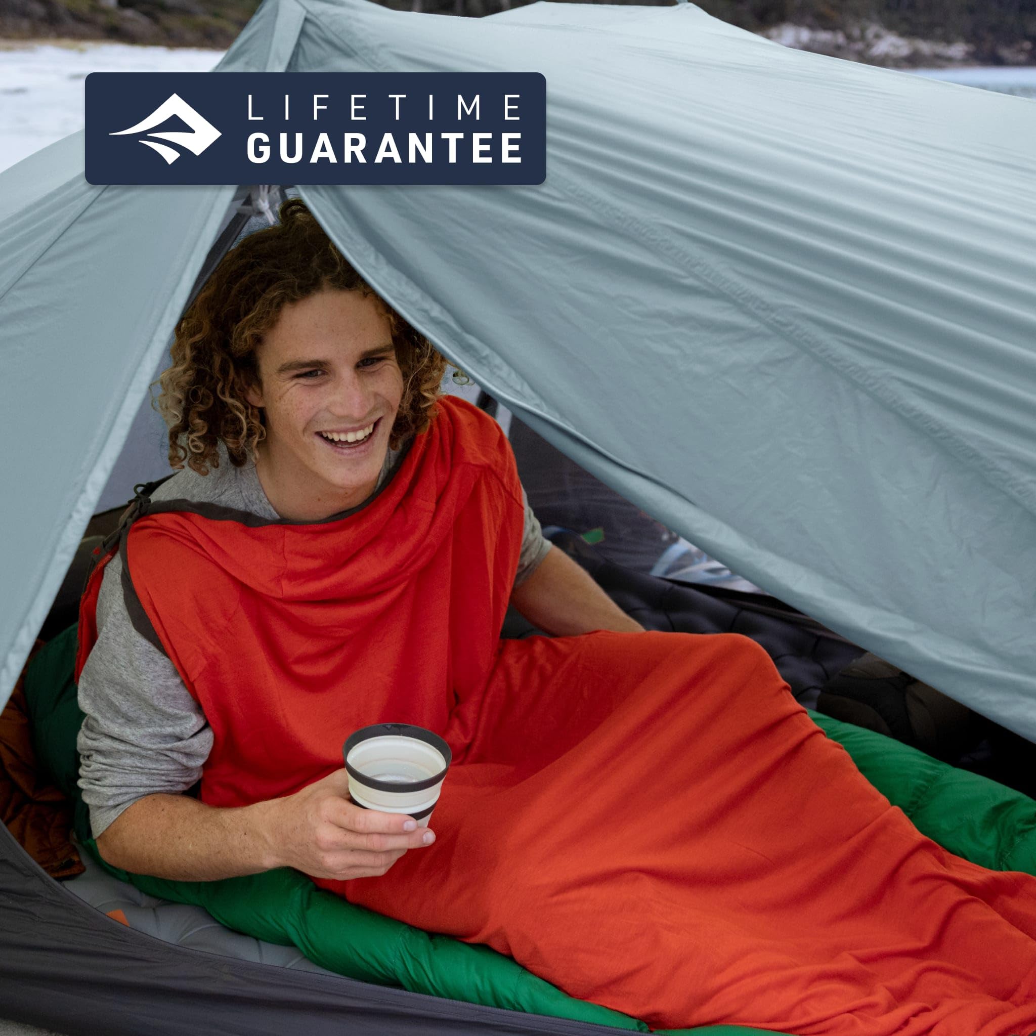 Sea to Summit Reactor liner lifetime guarantee emphasizes long-term value.