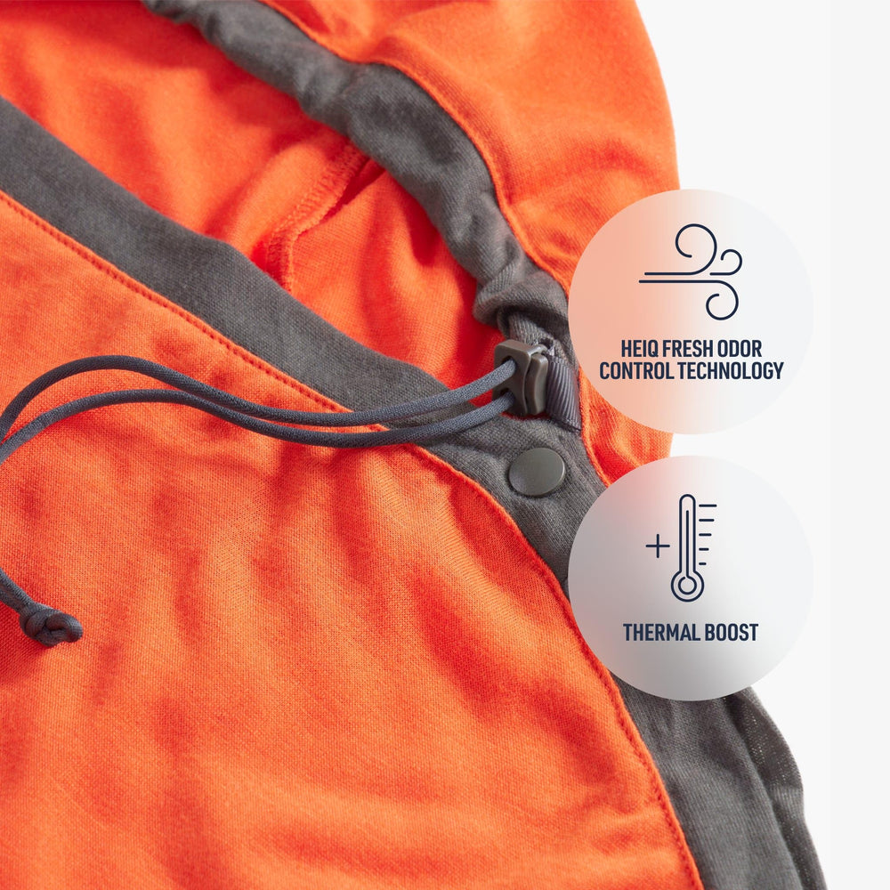 Sea to Summit Reactor liner HeiQ Fresh odor-control keeps smells down.