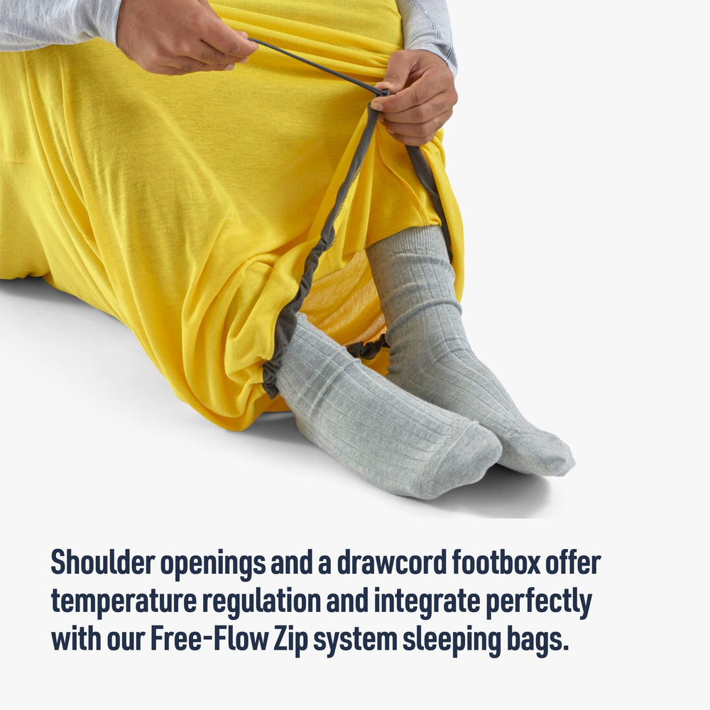 Sea to Summit Reactor liner HeiQ Fresh odor control keeps the liner fresh after long trips.