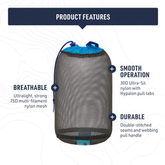 Sea to Summit round base with webbing handle for easy carry