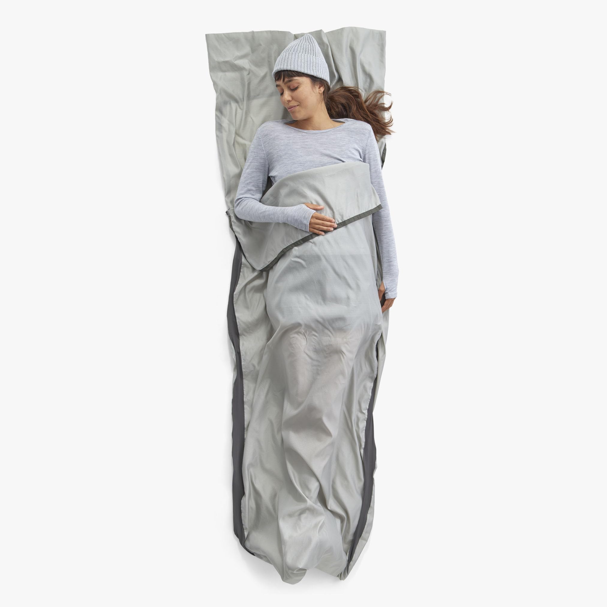 Sea to Summit Silk Blend Liner rectangular shape supports roomy comfort