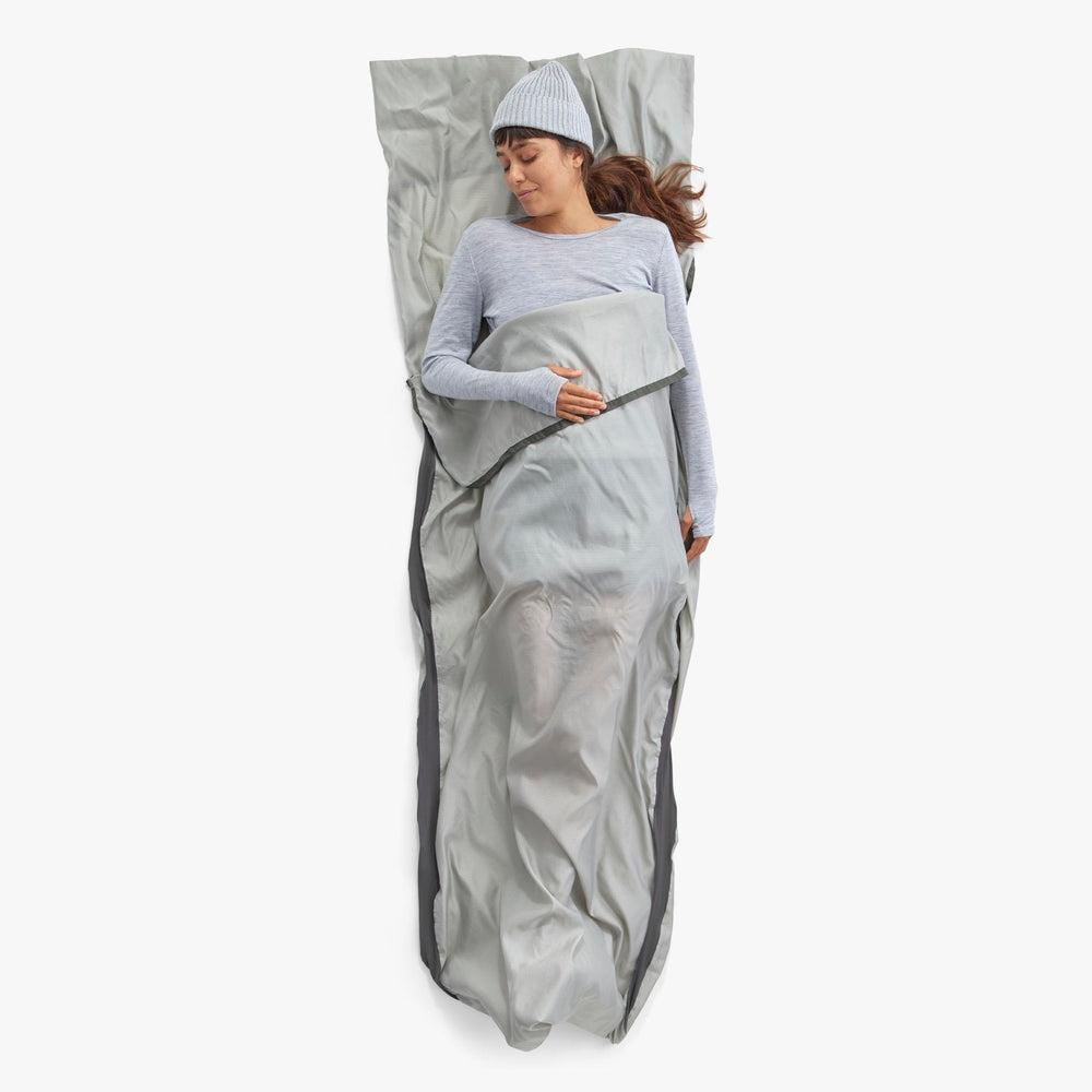 Sea to Summit Silk Blend Liner rectangular shape supports roomy comfort
