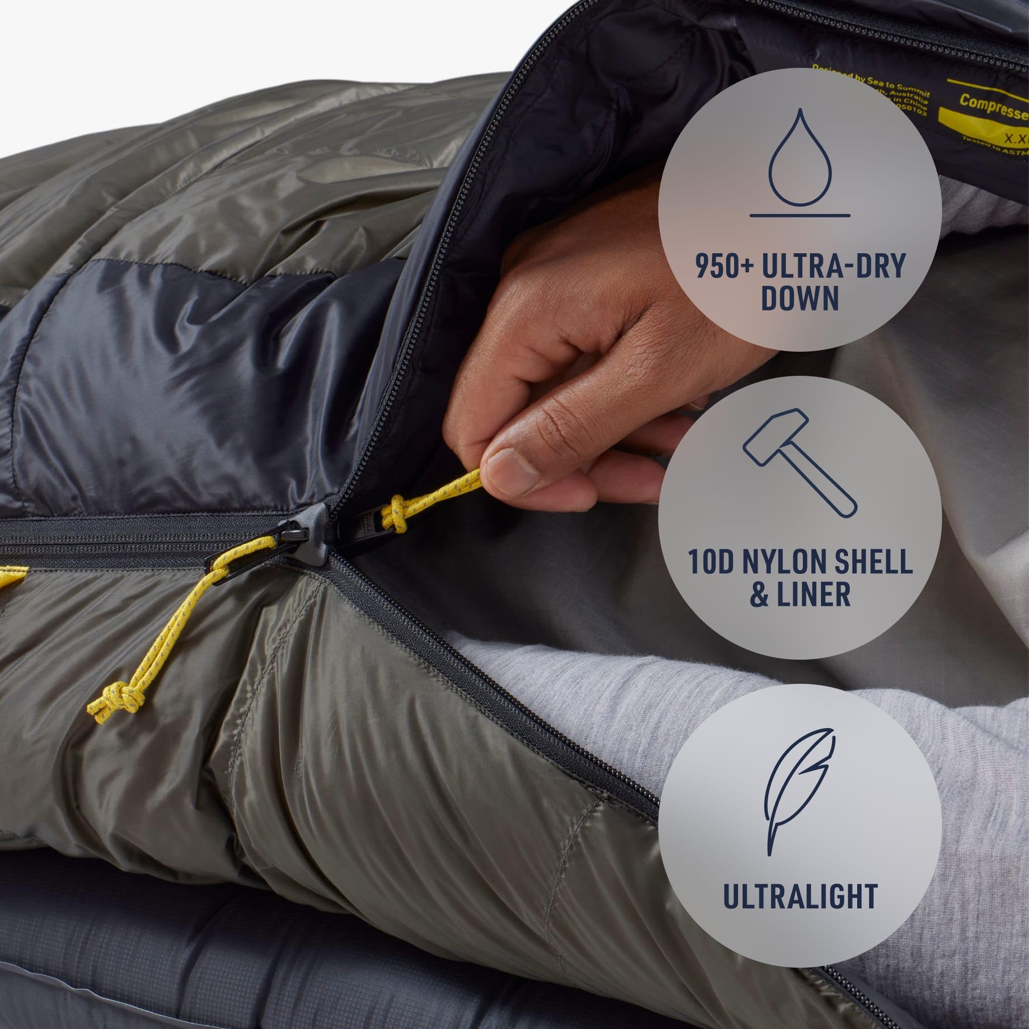 Sea to Summit Spark Pro Free Flow Zip for versatile ventilation