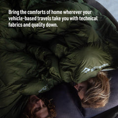 Tanami Down insulation from Sea to Summit delivers loft and warmth for damp nights.
