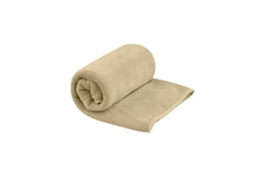 Sea to Summit Tek Towel small desert brown folded for compact packing