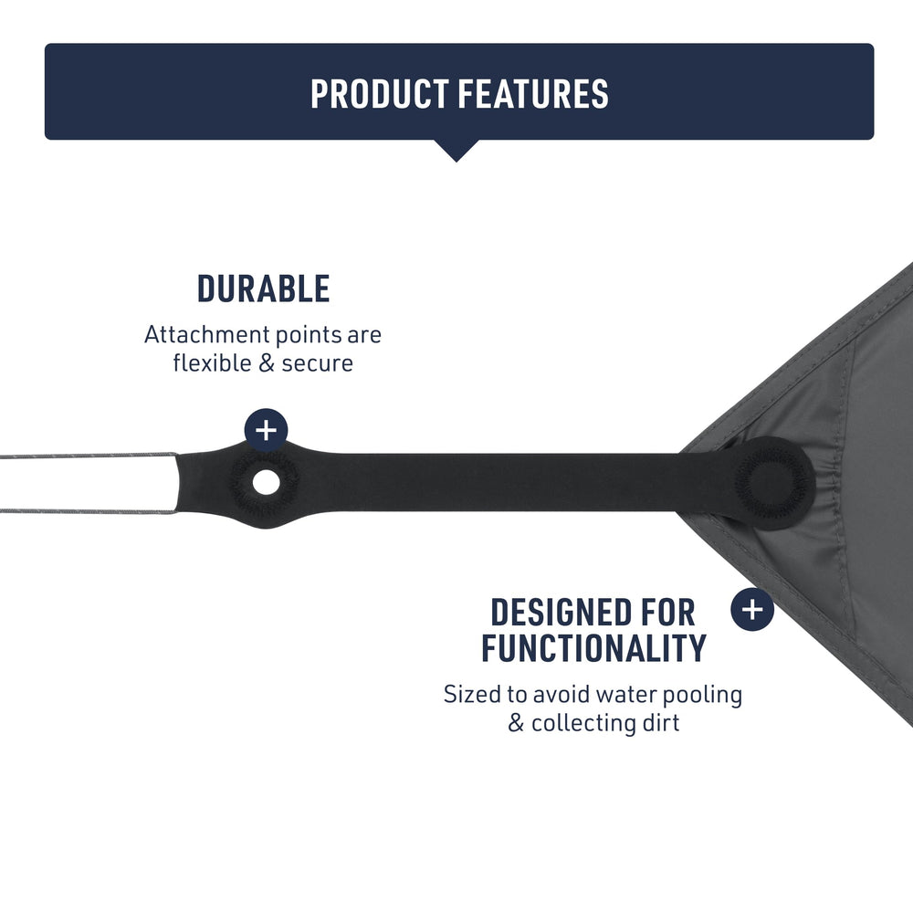 Sea to Summit Telos Lightfoot footprint shows 68-denier waterproof fabric for rugged use.