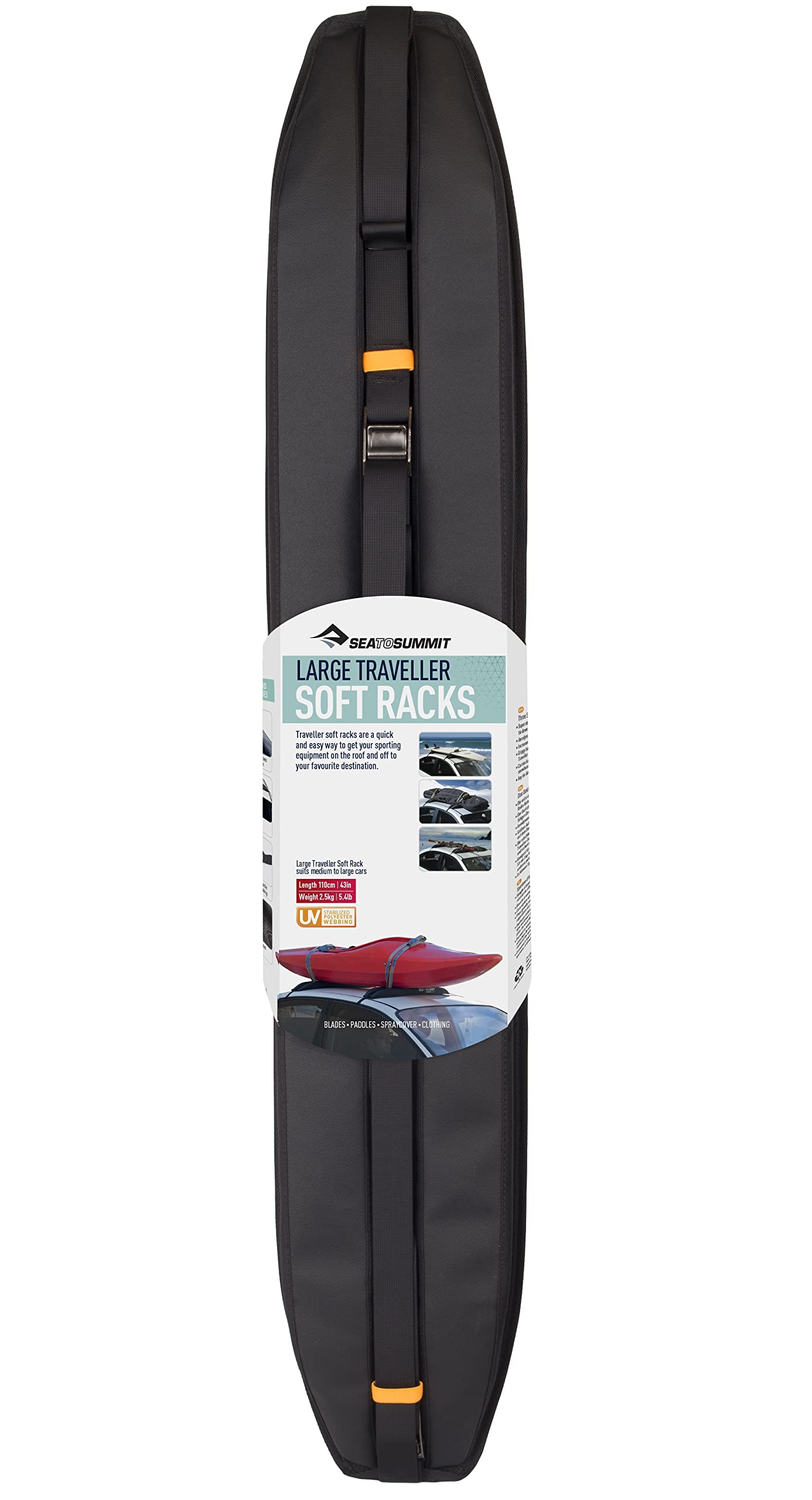 Sea to Summit foam rack with grippy base stabilizes loads on roof