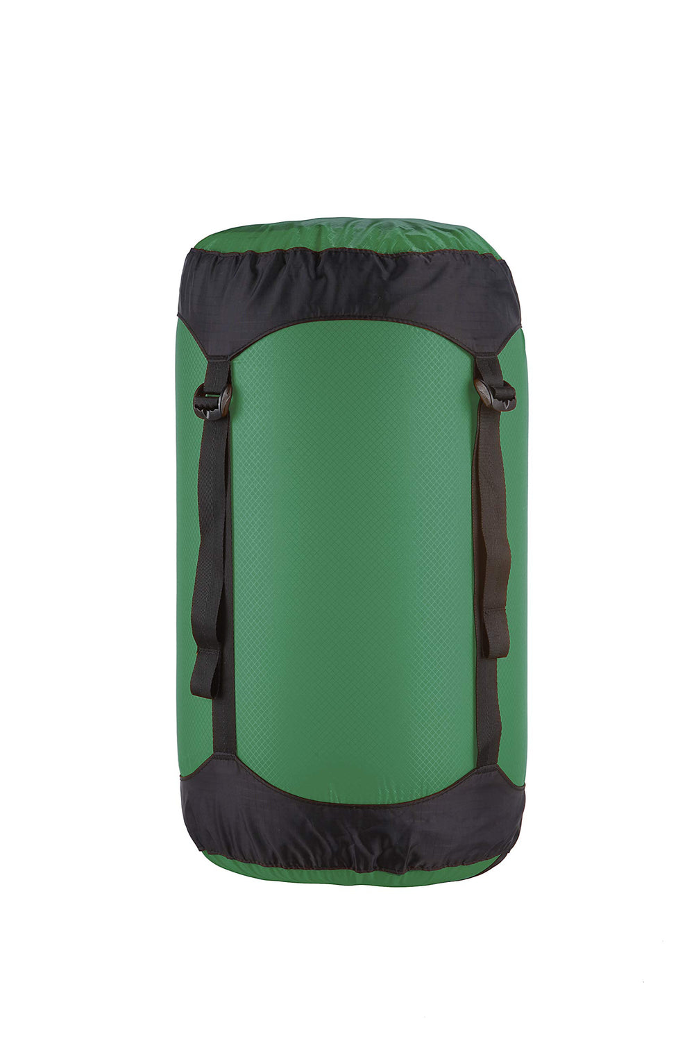 Sea to Summit Ultra-Sil Compression Sack 14L forest green close-up showing compact design.