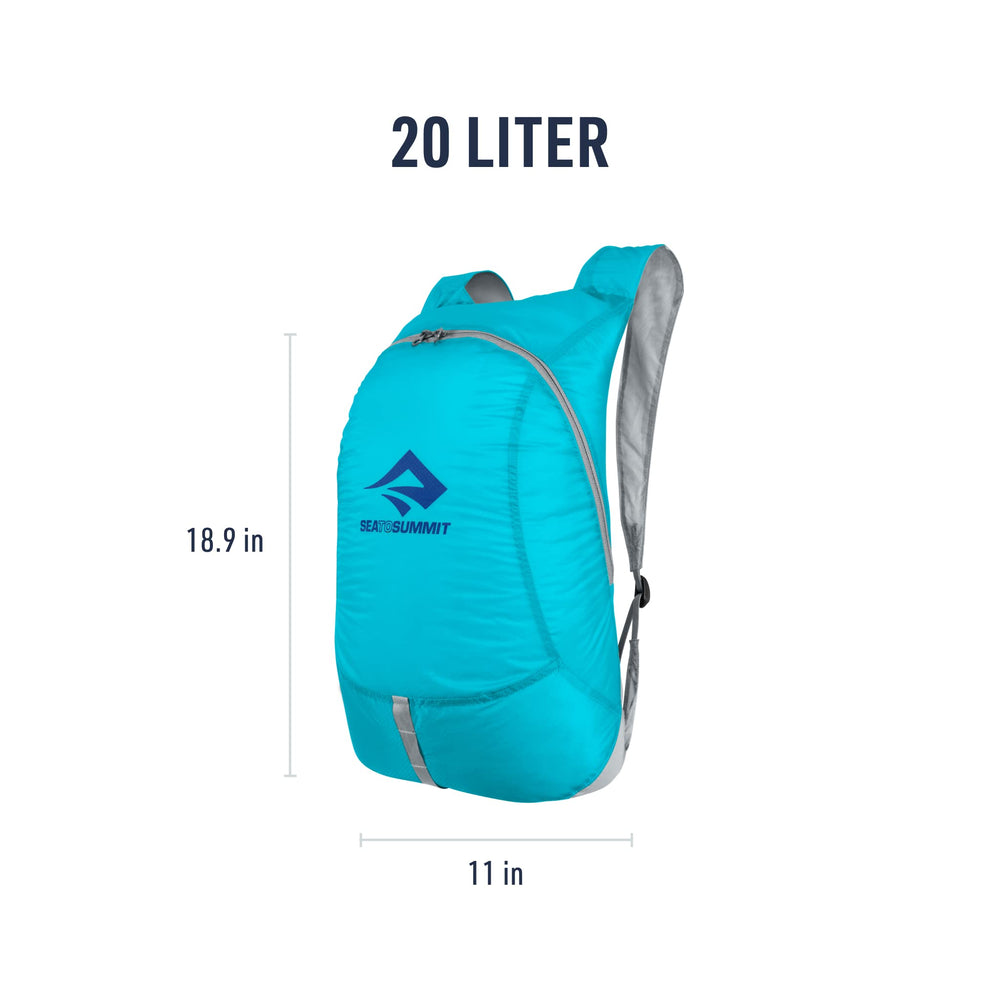 Sea to Summit Ultra-Sil Day Pack open for easy everyday packing.