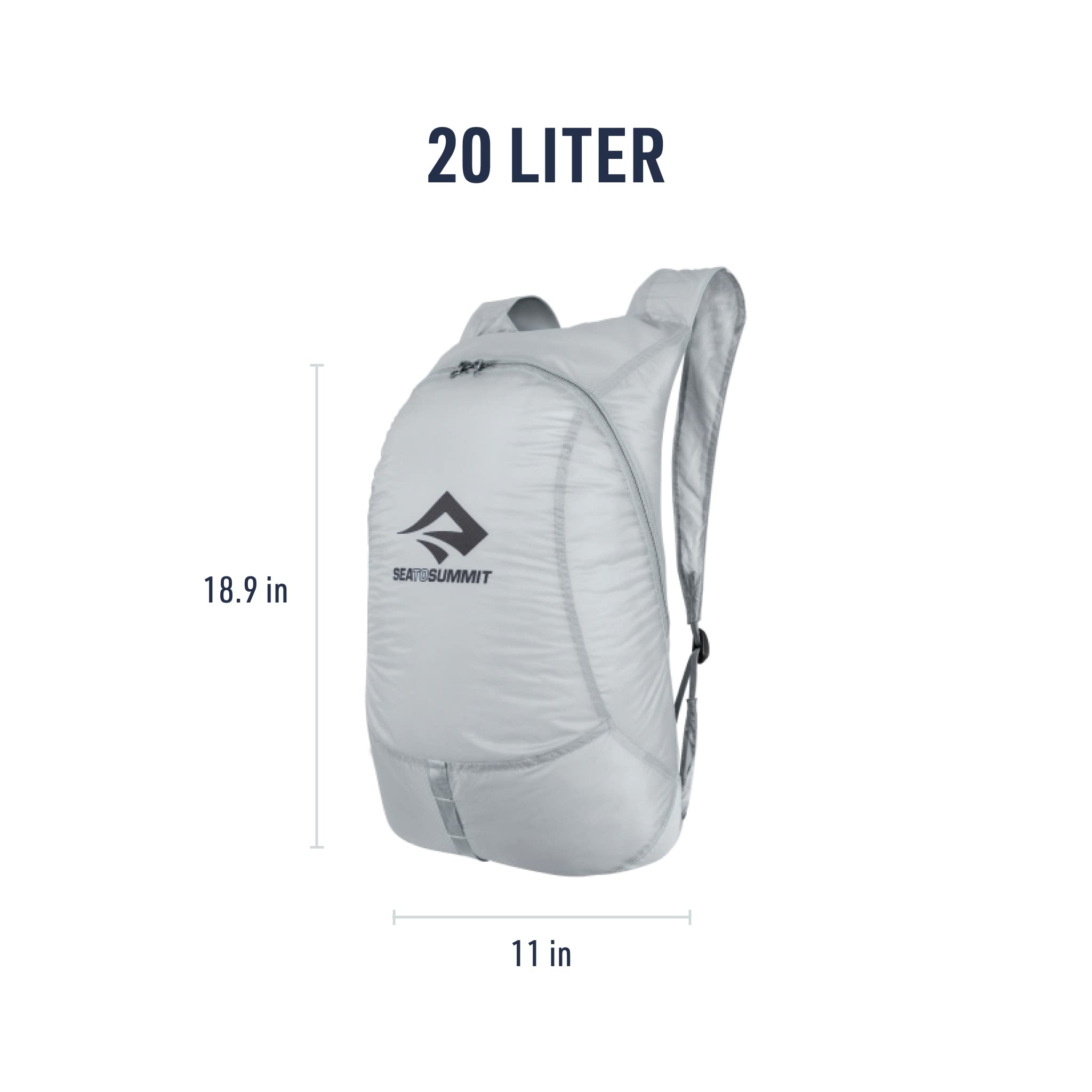 Sea to Summit Ultra-Sil Day Pack demonstrated in travel bag for versatile use