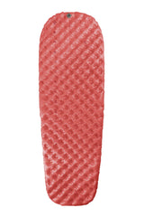 Sea to Summit ultralight insulated sleeping pad inflated for warm, 3-season camping comfort.