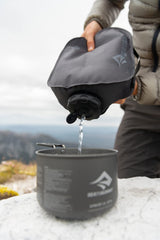 Sea to Summit Watercell X 3D-molded-shape aids quick filling and drying.