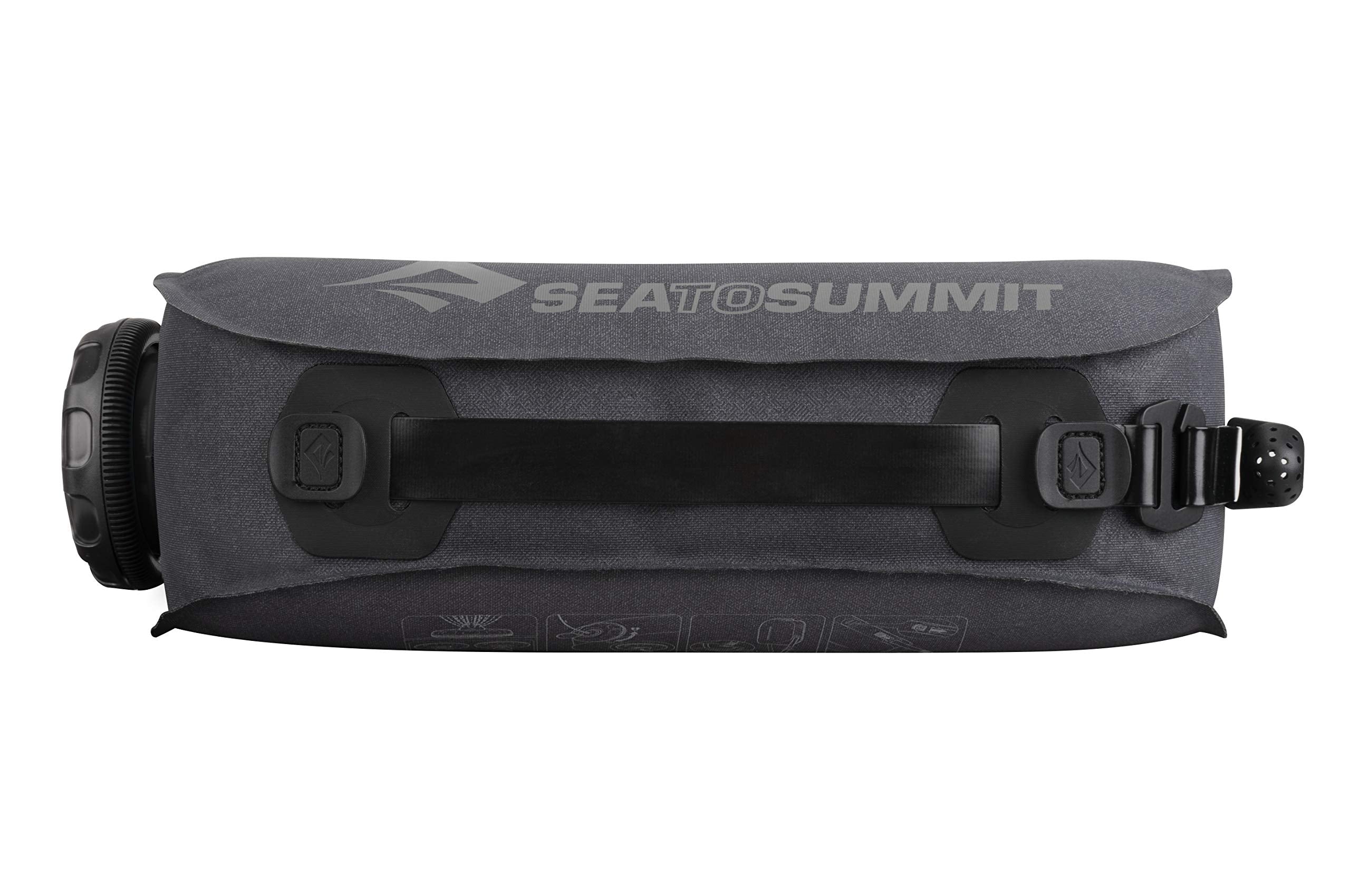 Sea to Summit Watercell X flow-control cap and shower option.