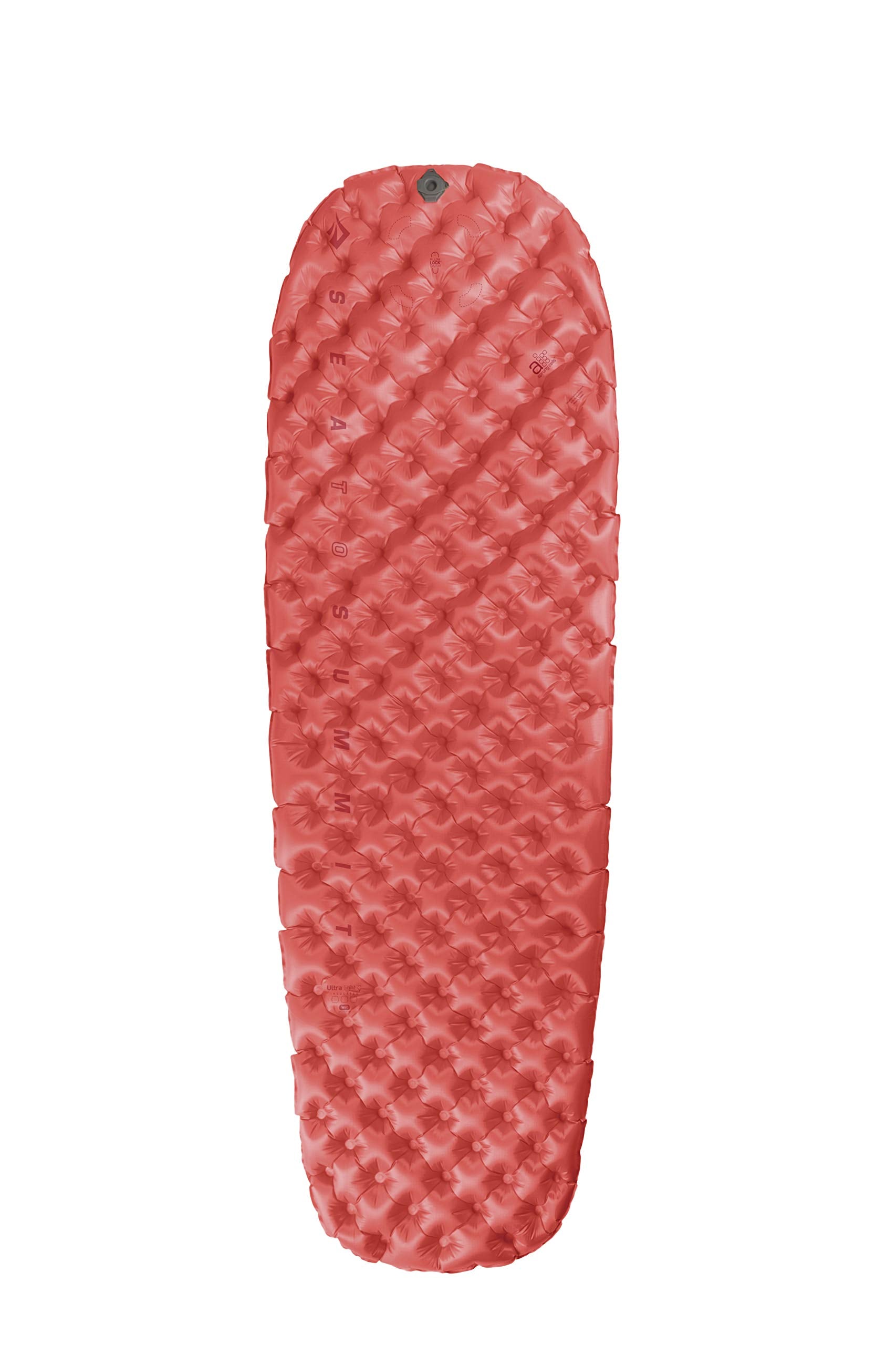 Sea to Summit Women's Ultralight Sleeping Mat front view shows compact warmth for trips
