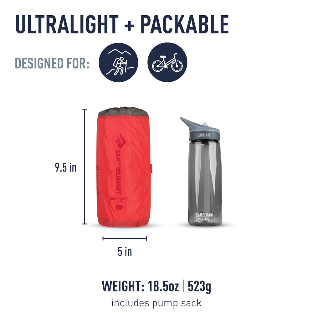 Sea to Summit women's mat shoulder-cut design improves fit and comfort