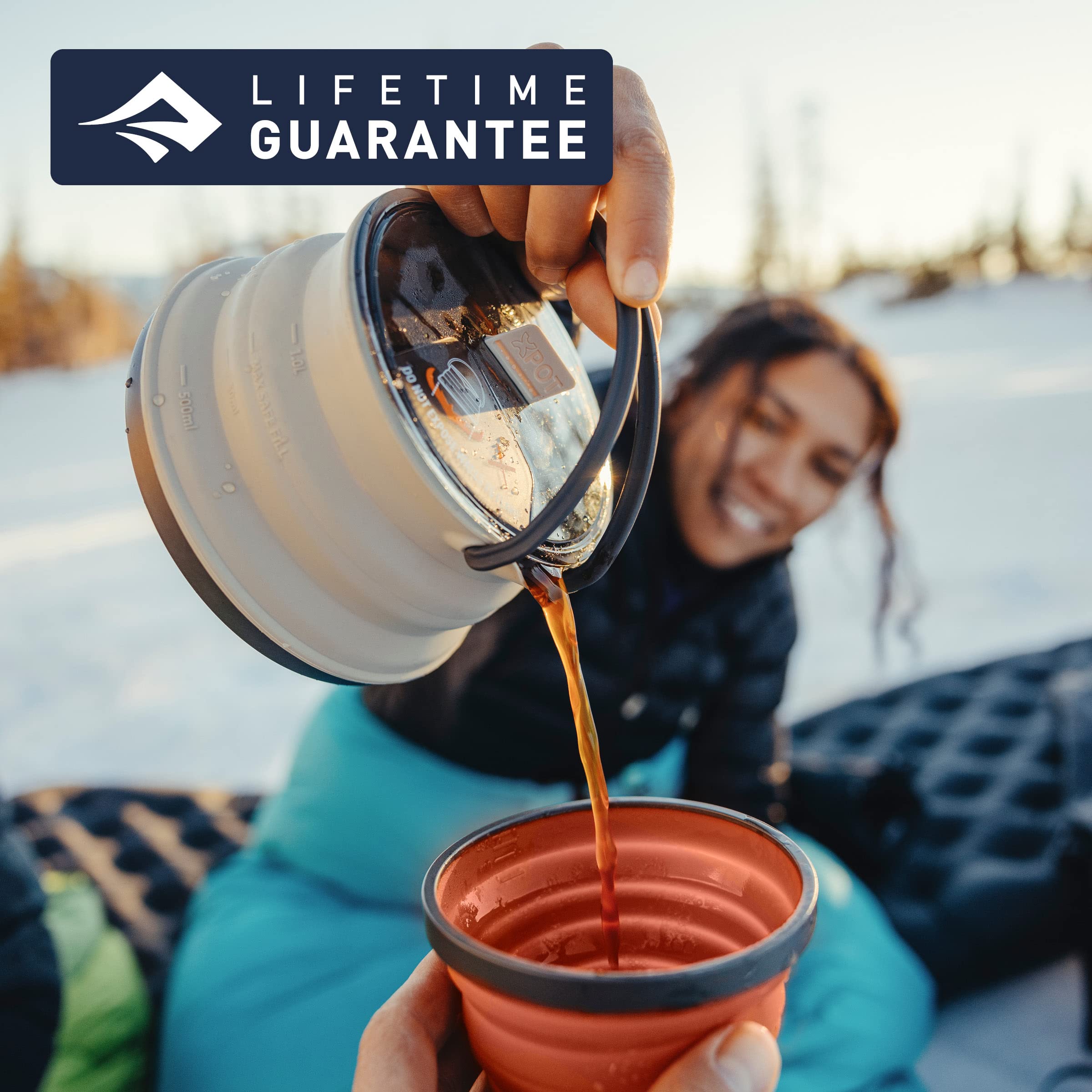 Sea to Summit X-Mug 16oz is BPA-free and dishwasher safe for easy cleanup.